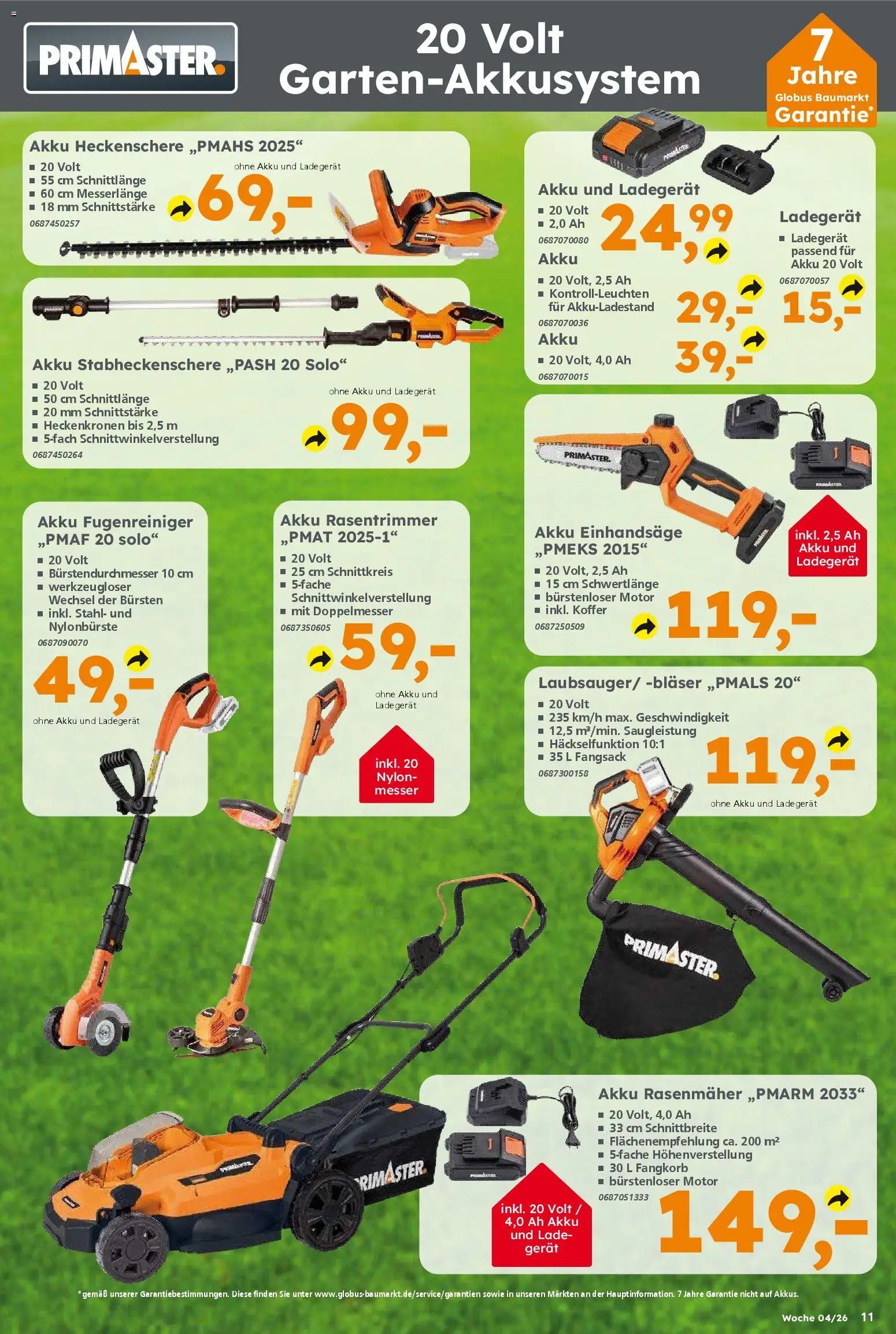 Globus Baumarkt Prospekt 	