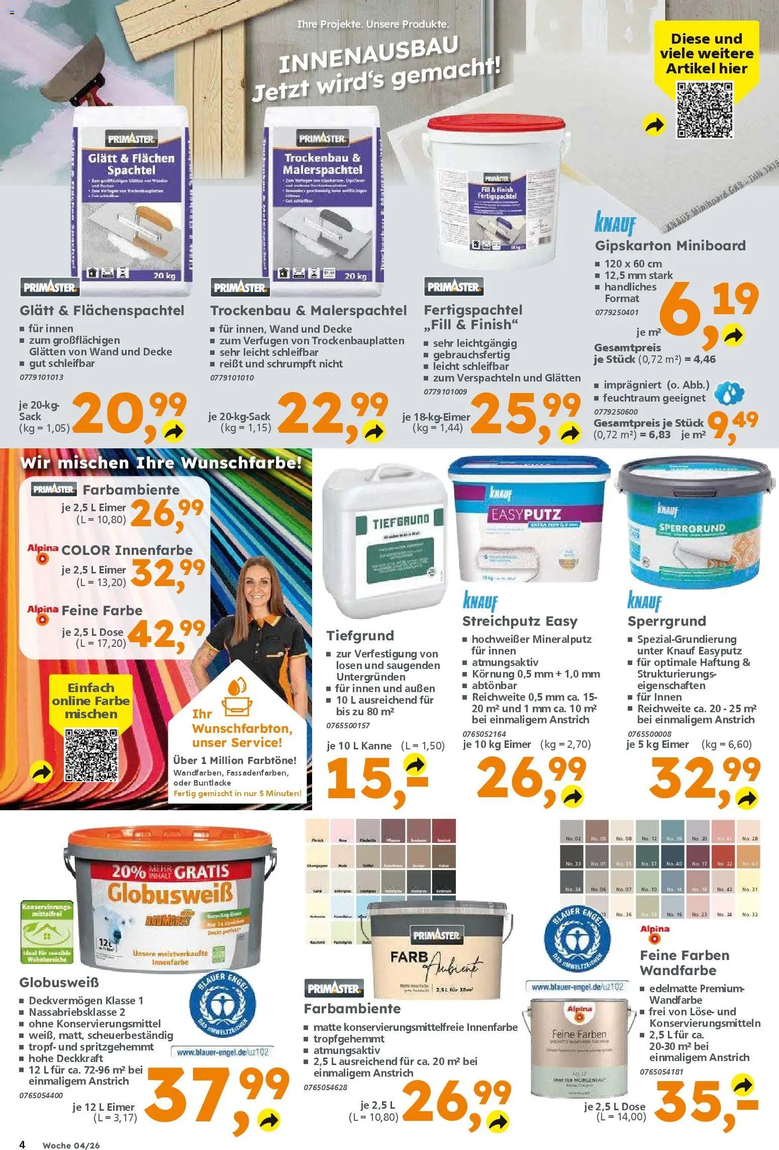 Globus Baumarkt Prospekt 	