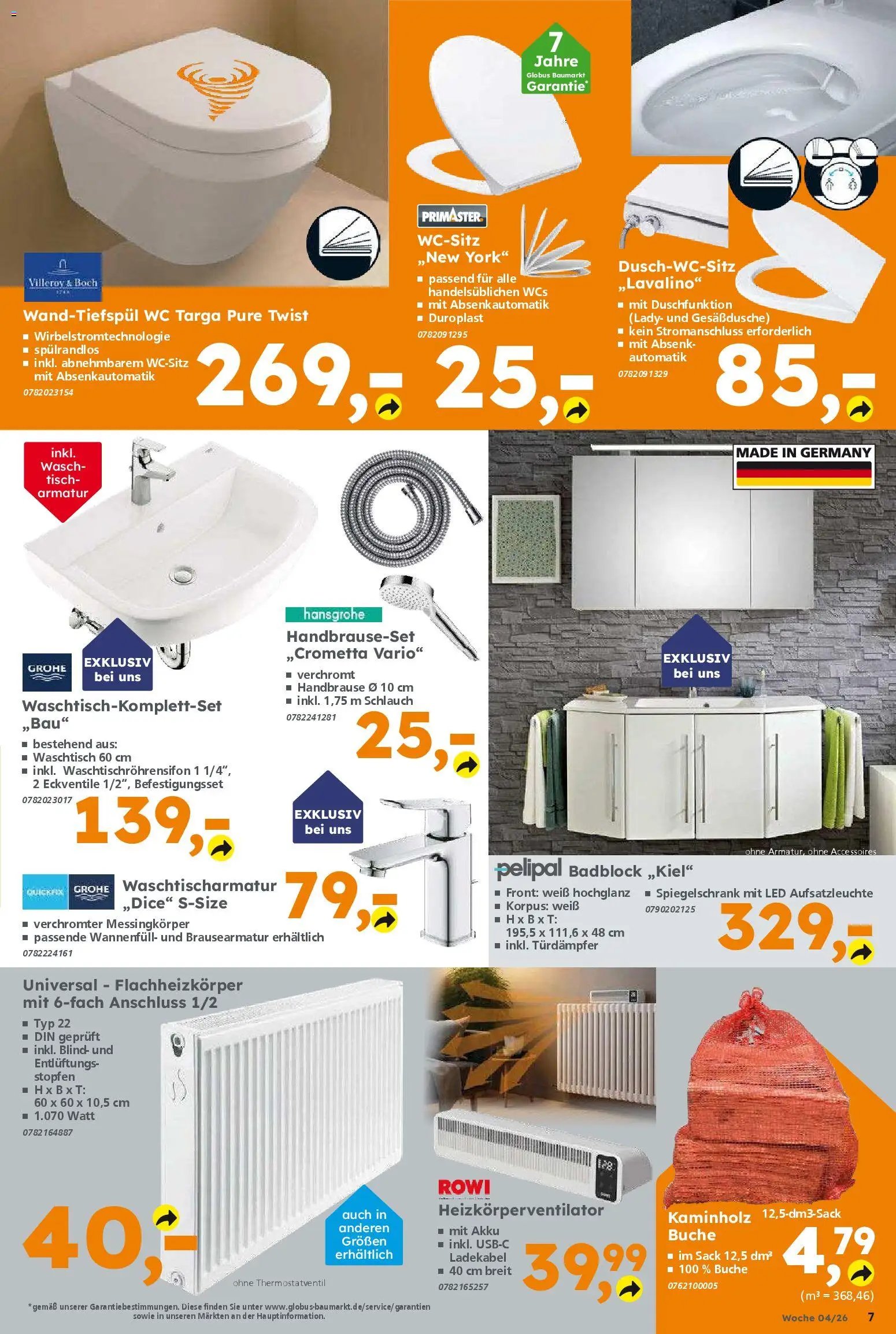 Globus Baumarkt Prospekt 	