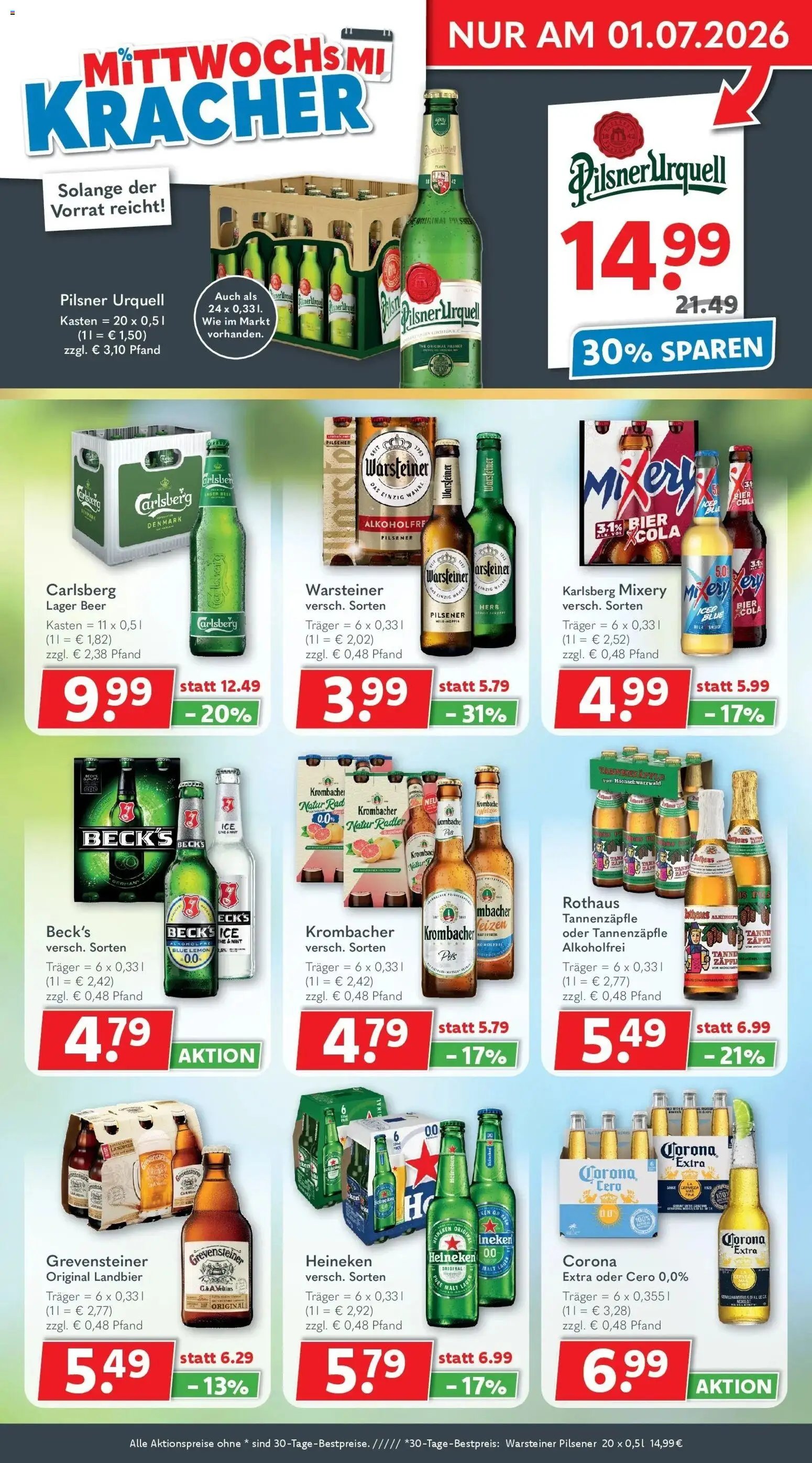 Getränkeland: Getränkeangebote