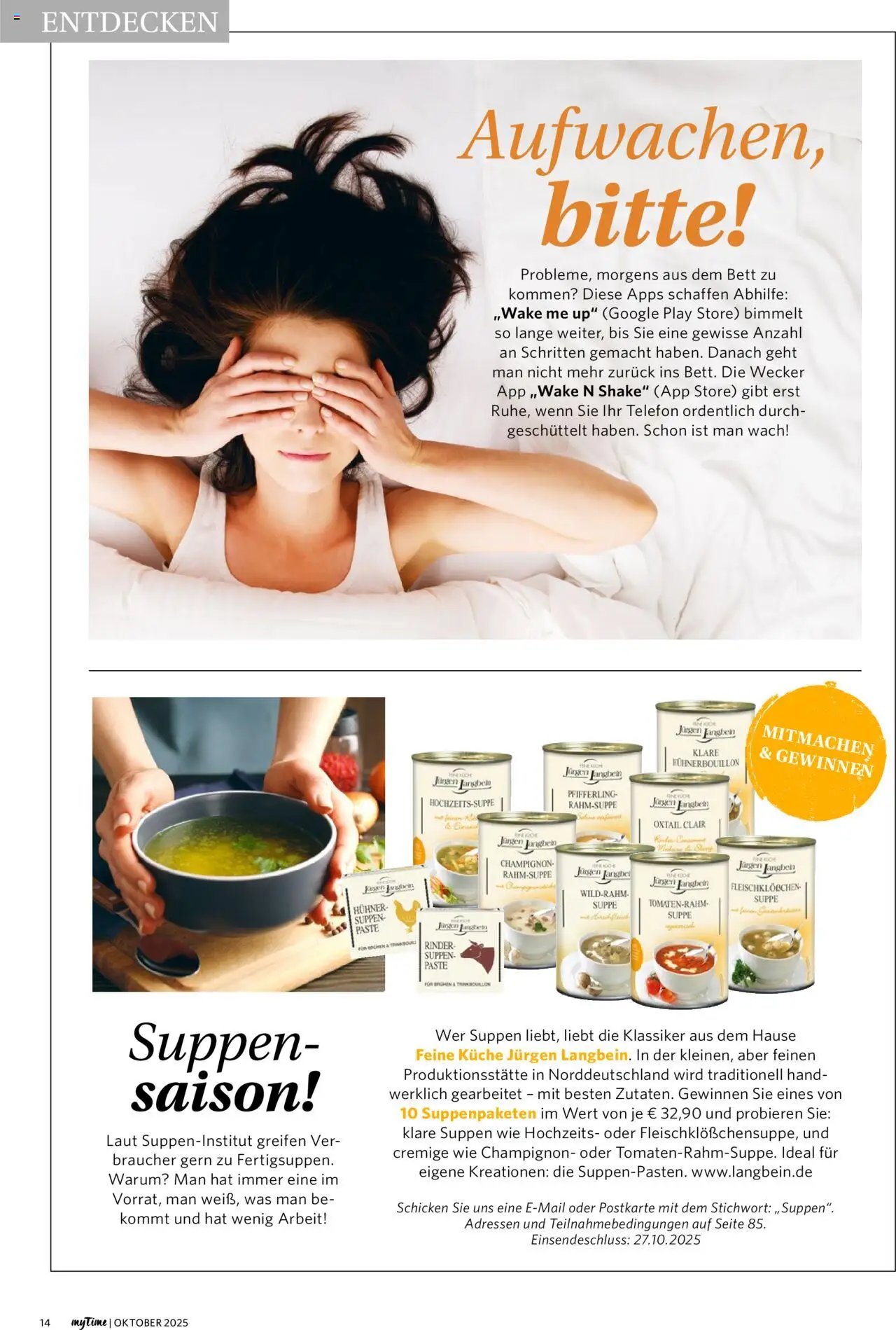 Famila Nordwest myTime Oktober 2025