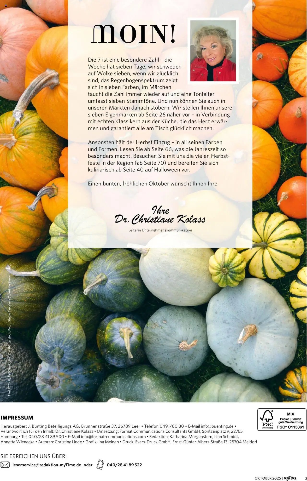 Famila Nordwest myTime Oktober 2025