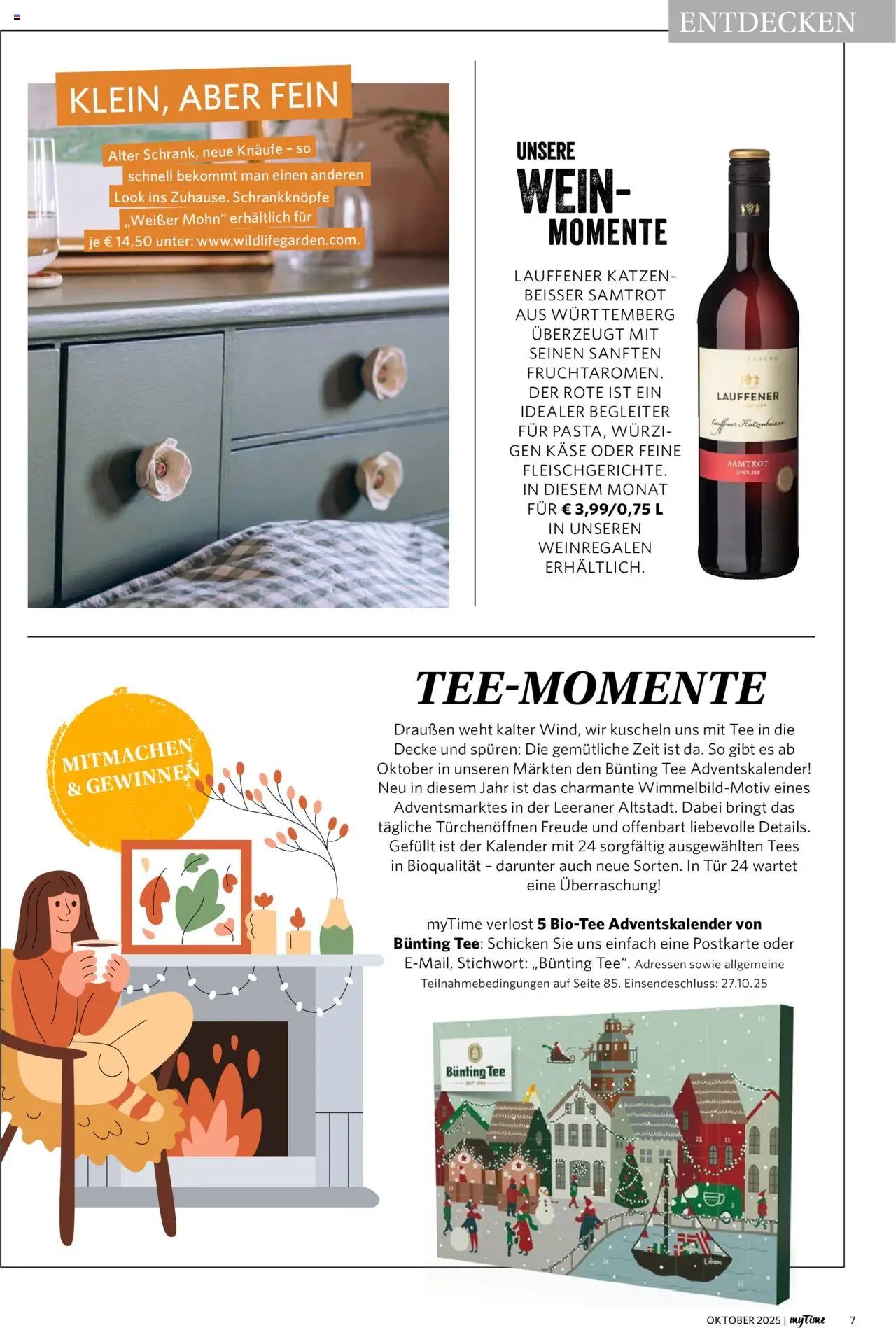 Famila Nordwest myTime Oktober 2025