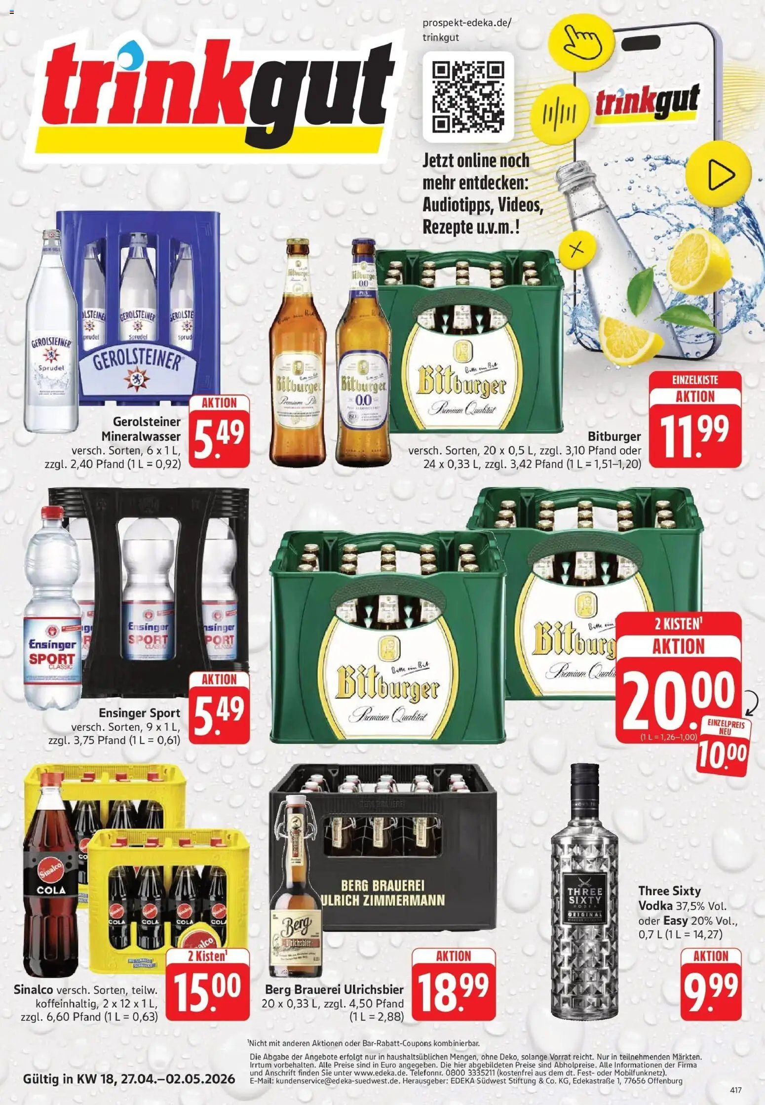 Trinkgut Prospekt Crailsheim	