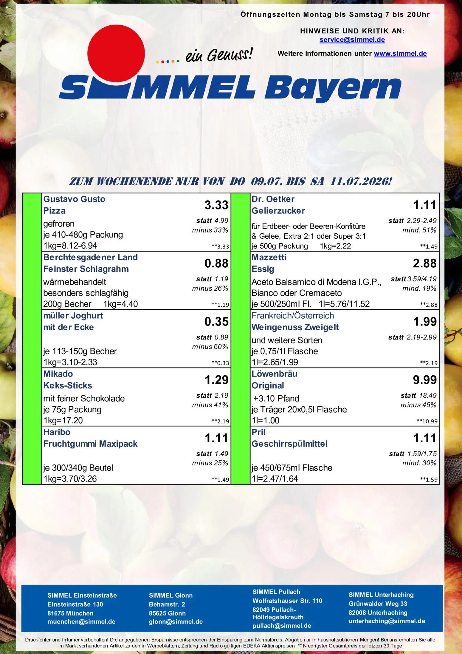 Simmel Bayern