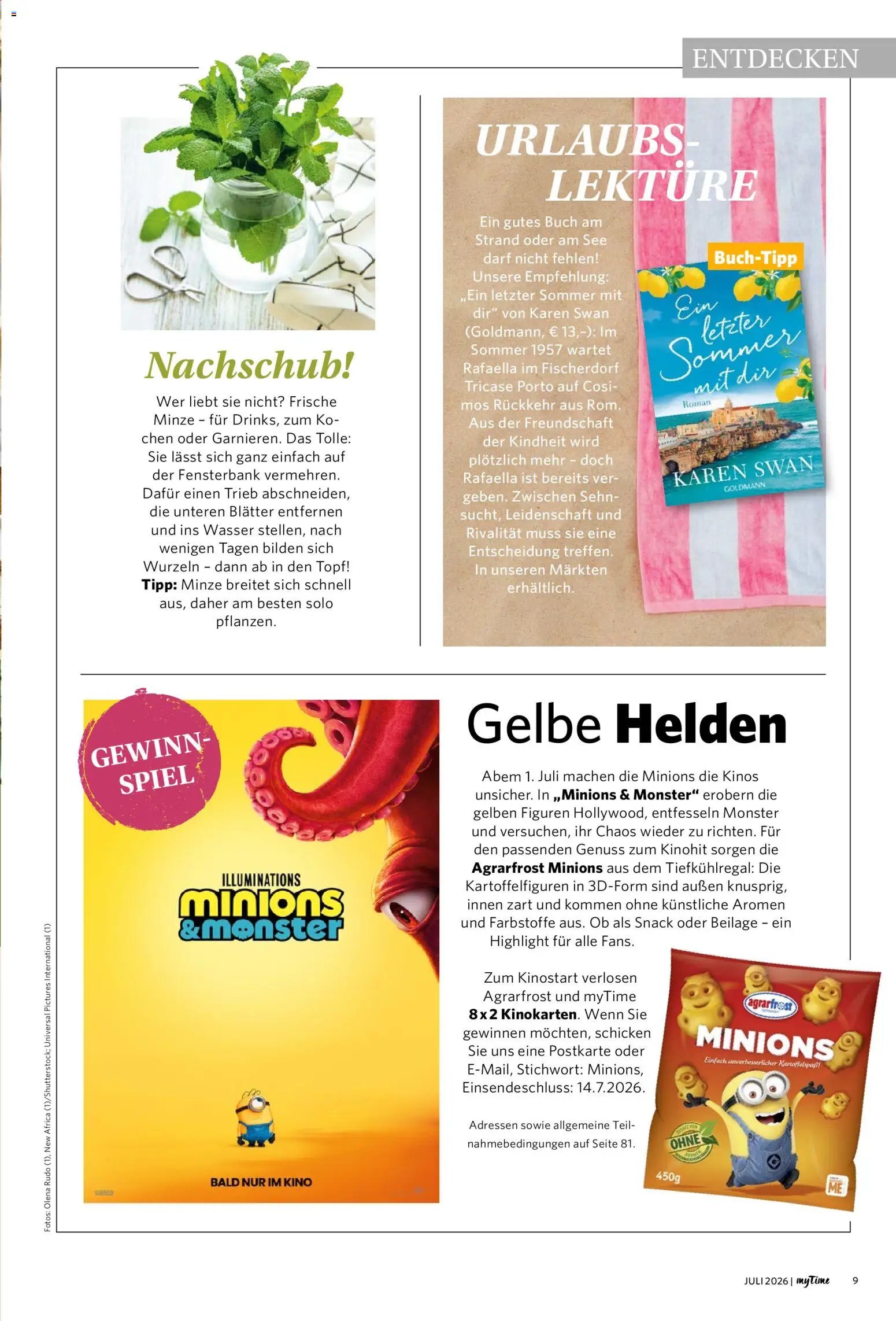 Famila Nordwest myTime Juli 2026