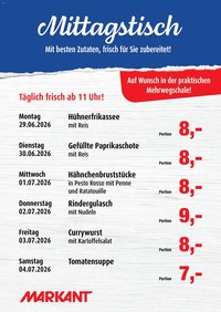 Markant  Mittagstisch
