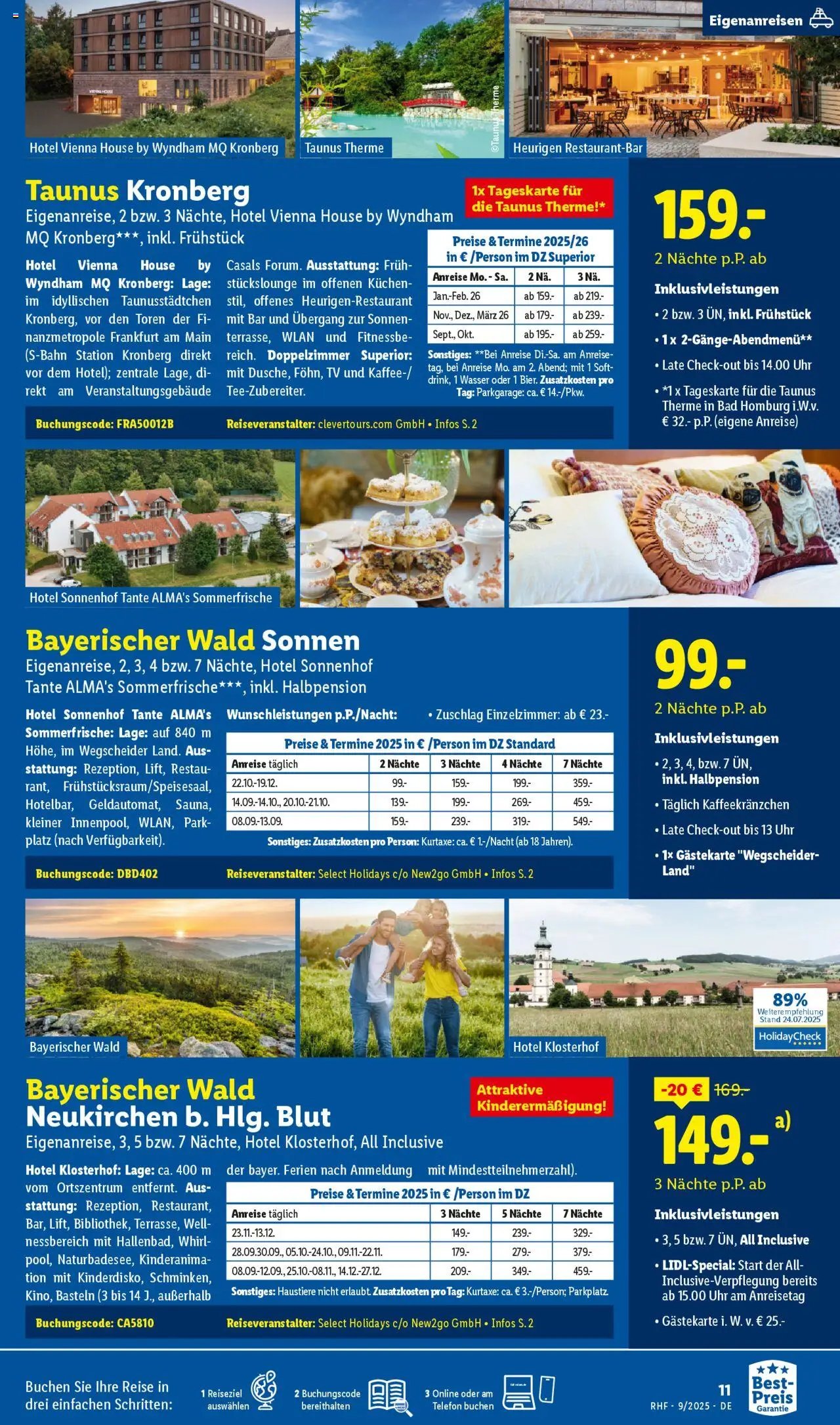 Lidl Reisen - Themenprospekt (2025-08-30 - 2025-09-30) | 11