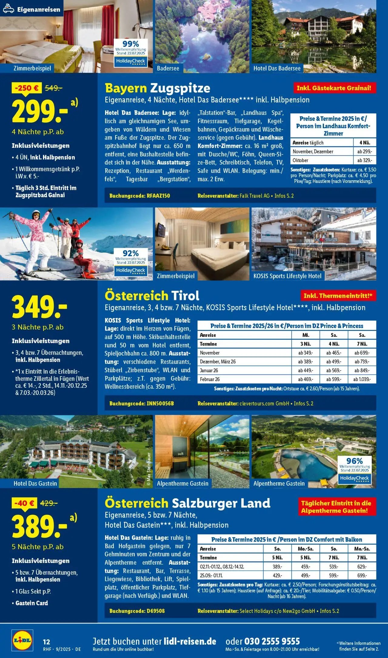 Lidl Reisen - Themenprospekt (2025-08-30 - 2025-09-30) | 12