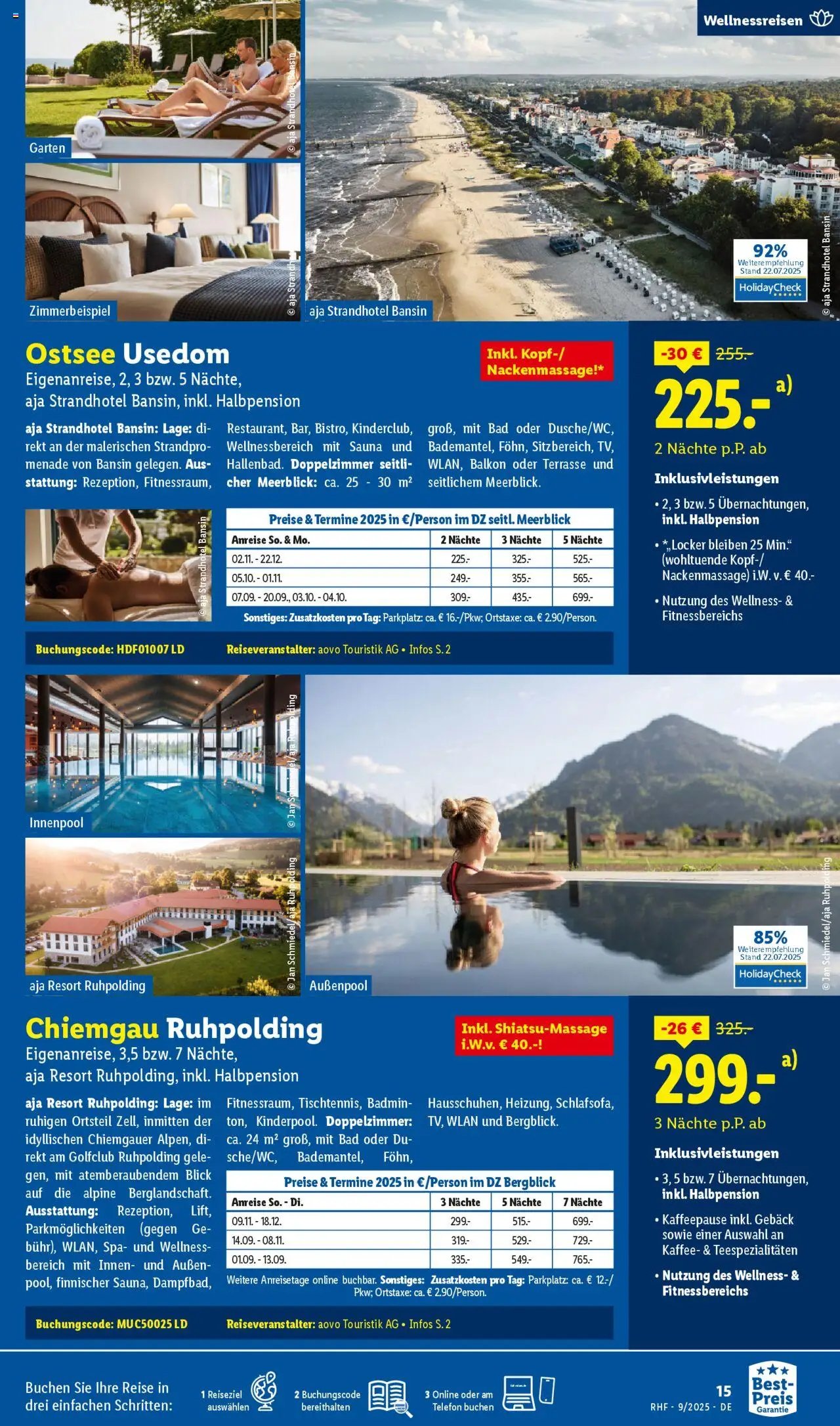 Lidl Reisen - Themenprospekt (2025-08-30 - 2025-09-30) | 15