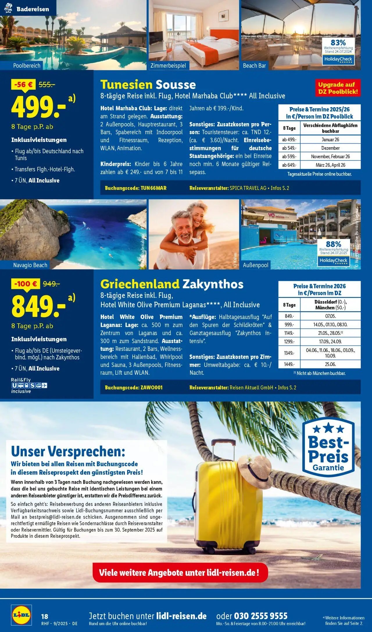 Lidl Reisen - Themenprospekt (2025-08-30 - 2025-09-30) | 18