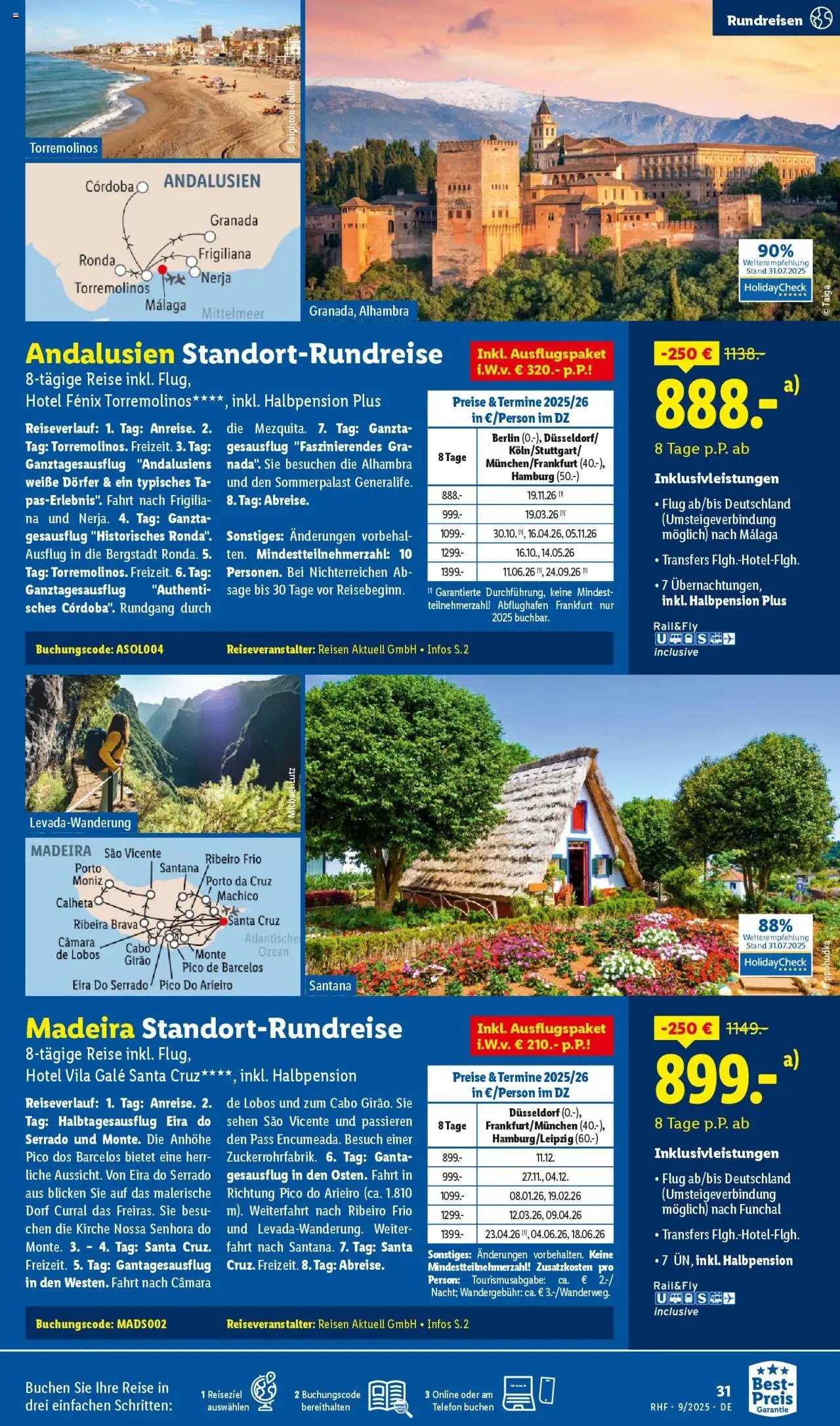 Lidl Reisen - Themenprospekt (2025-08-30 - 2025-09-30) | 31