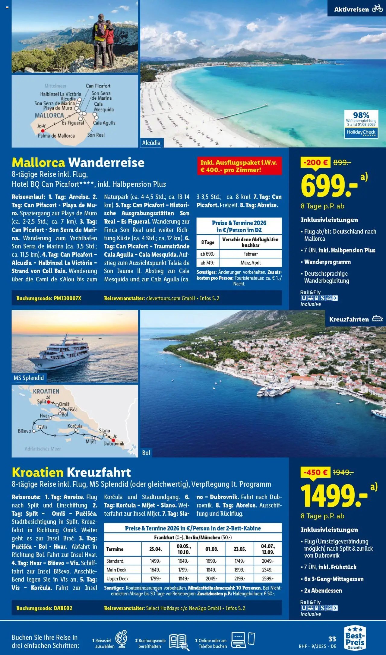 Lidl Reisen - Themenprospekt (2025-08-30 - 2025-09-30) | 33