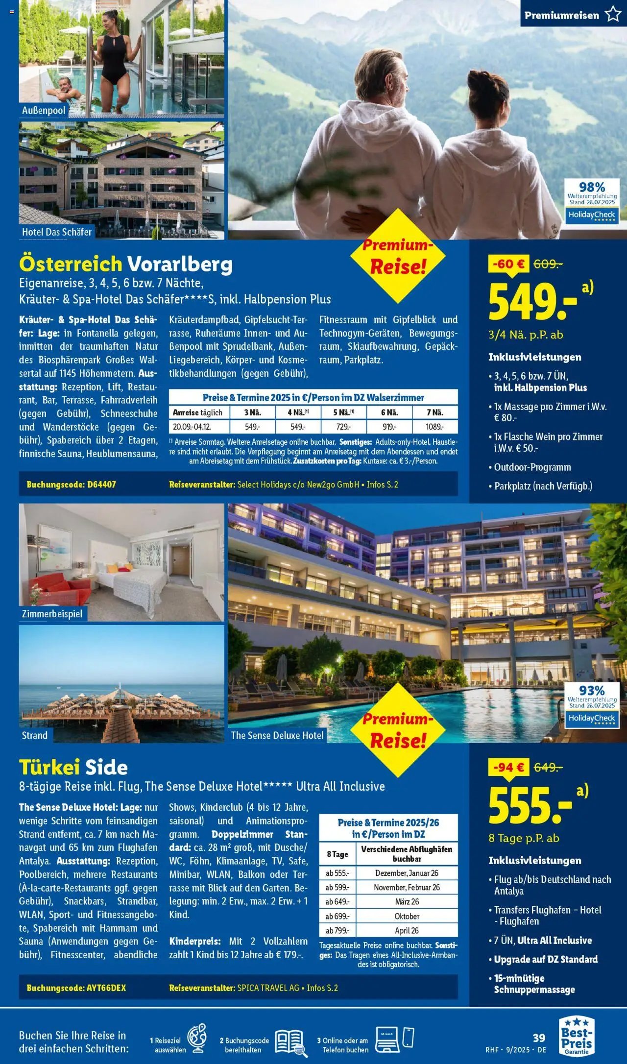 Lidl Reisen - Themenprospekt (2025-08-30 - 2025-09-30) | 39