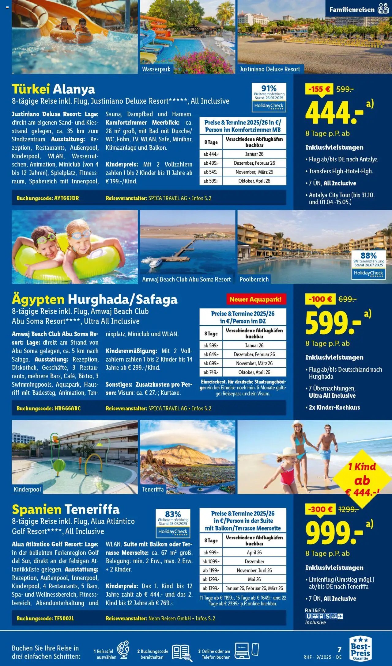 Lidl Reisen - Themenprospekt (2025-08-30 - 2025-09-30) | 7