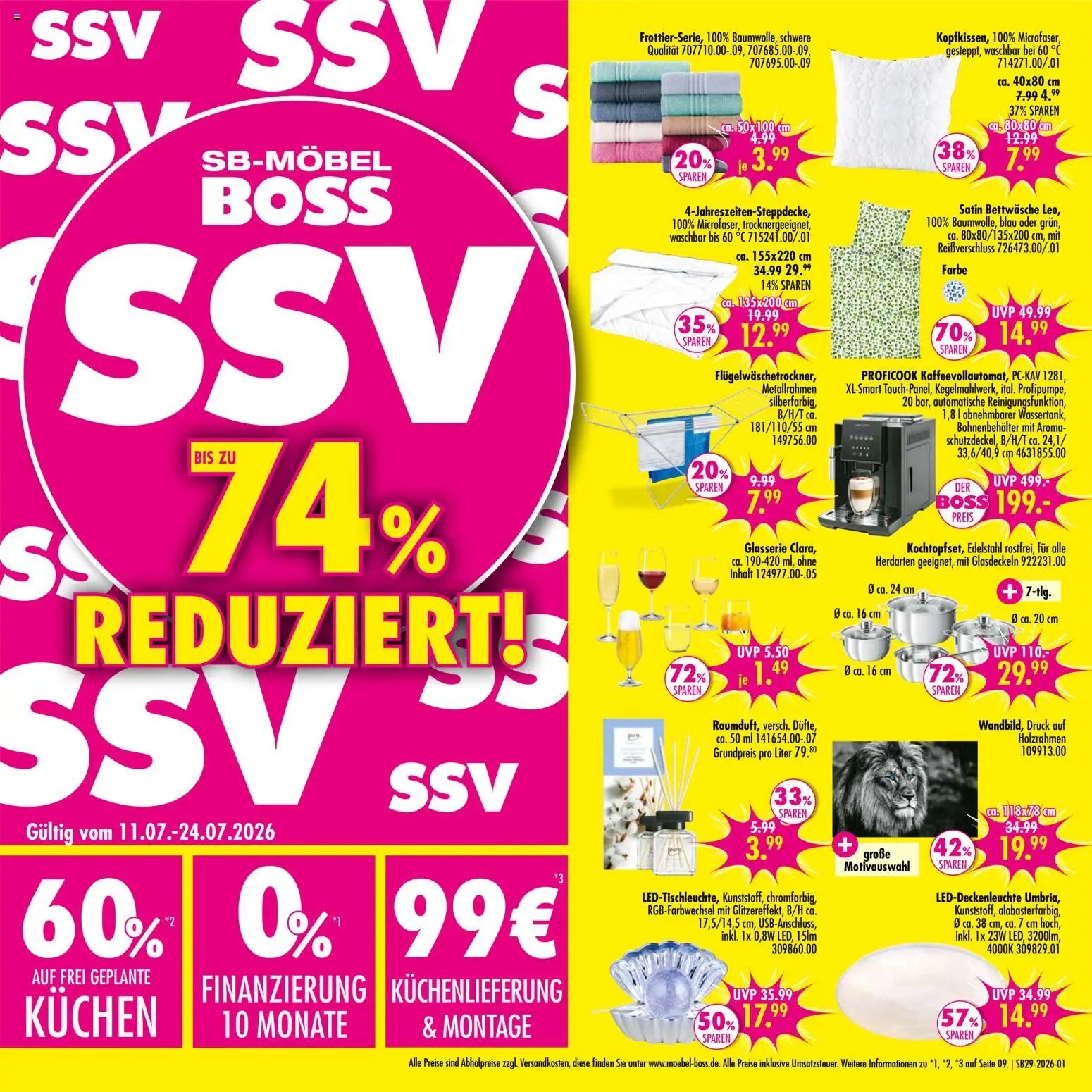 SB Möbel Boss Prospekt