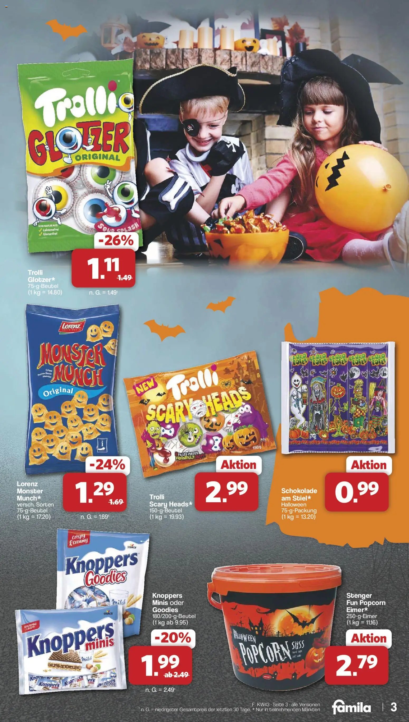 Famila Nordwest Halloween-Sonderangebote