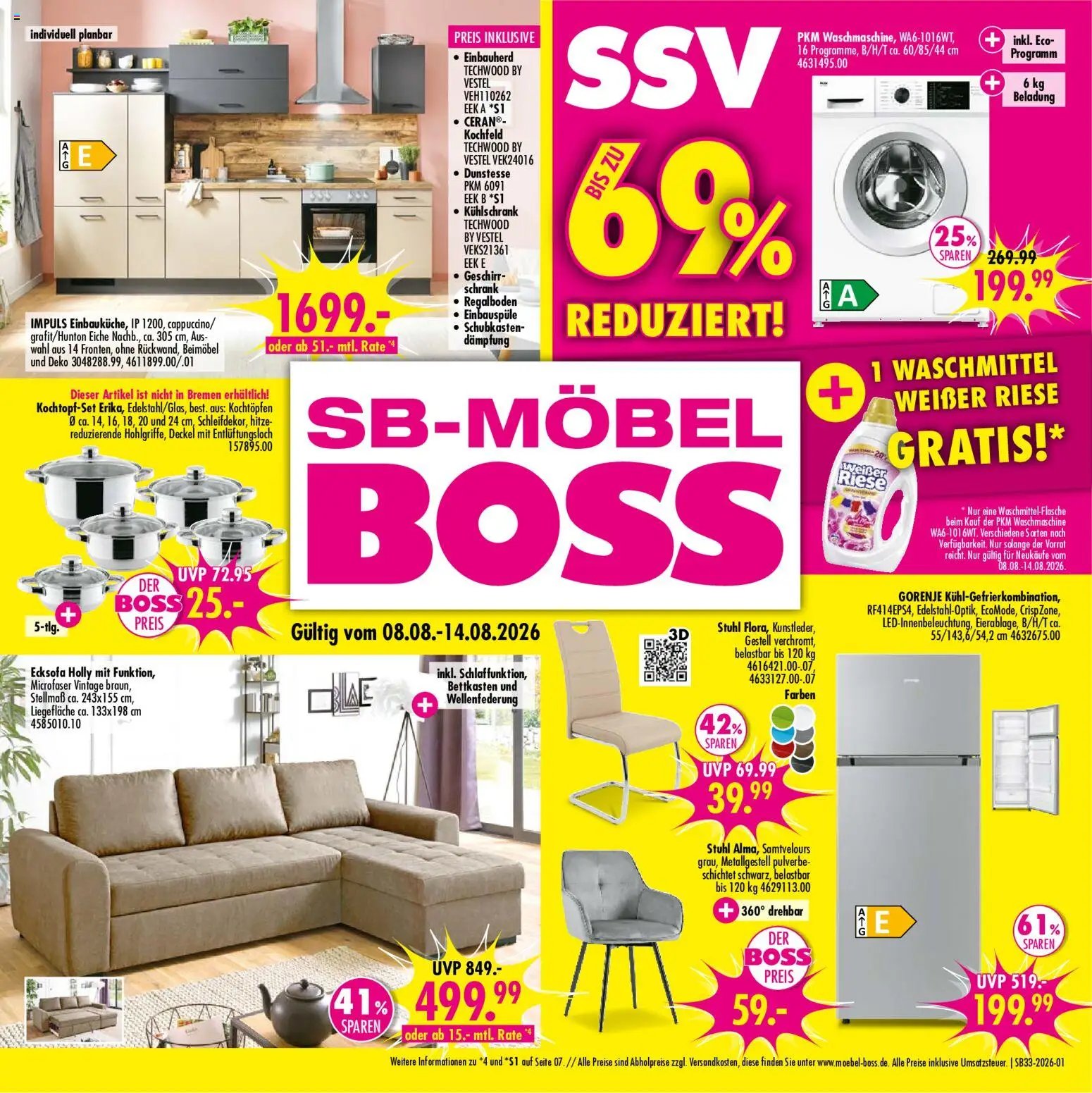 SB Möbel Boss Prospekt