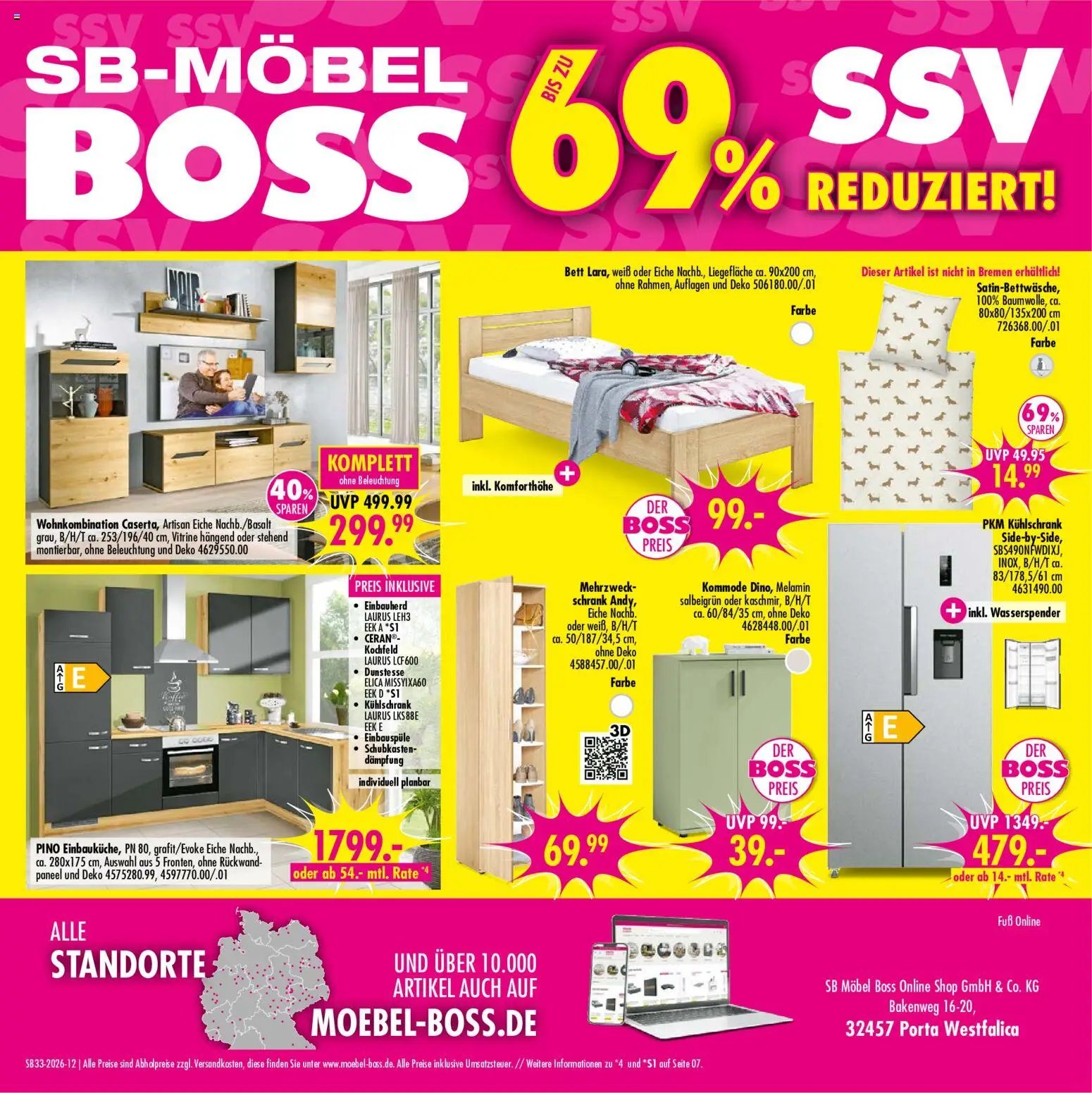 SB Möbel Boss Prospekt