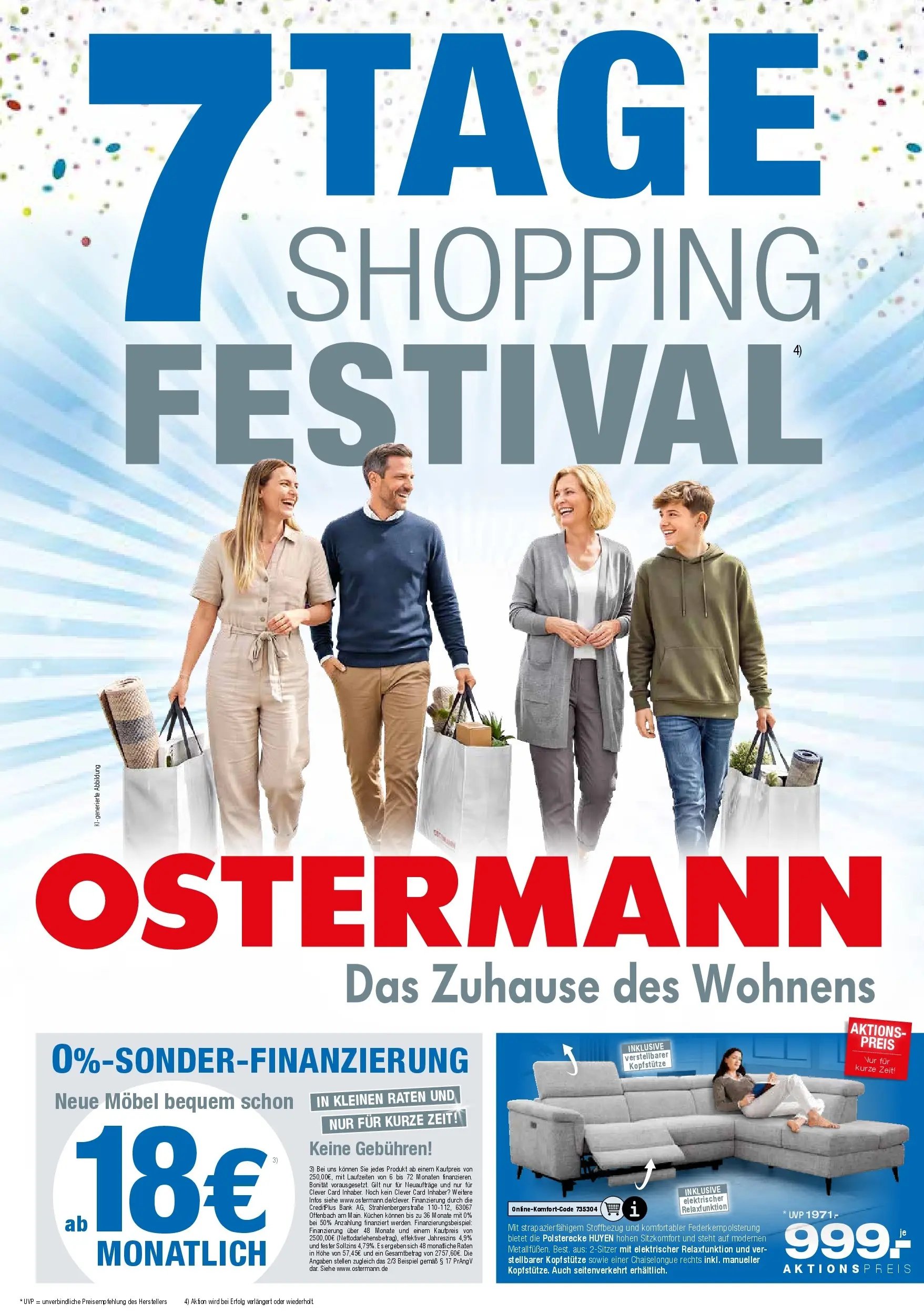 Ostermann - Möbel Ostermann: Neue Möbel wirken Wunder.
