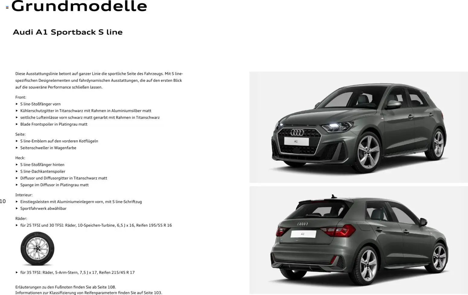 Audi A1 Sportback / A1 allstreet
