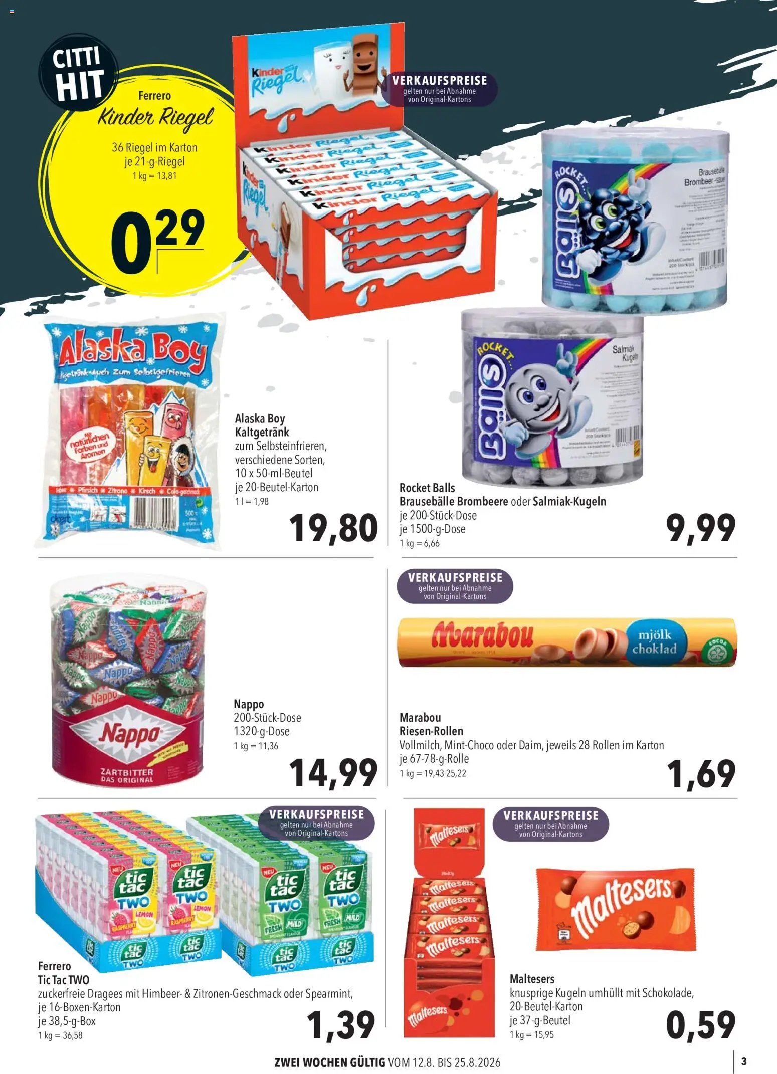 CITTI Markt Kioskwerbung