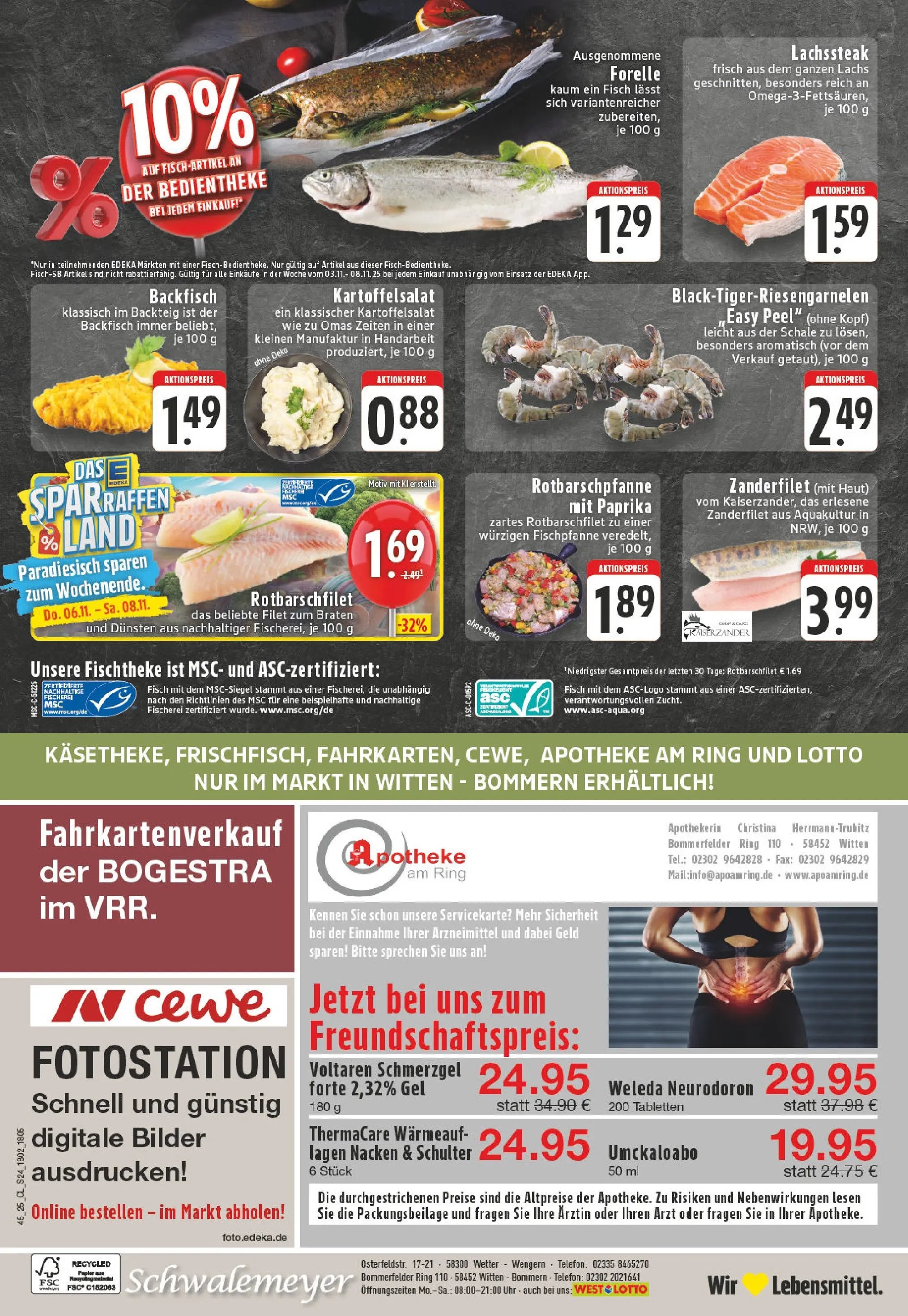 Edeka prospekt Witten-Bommern	