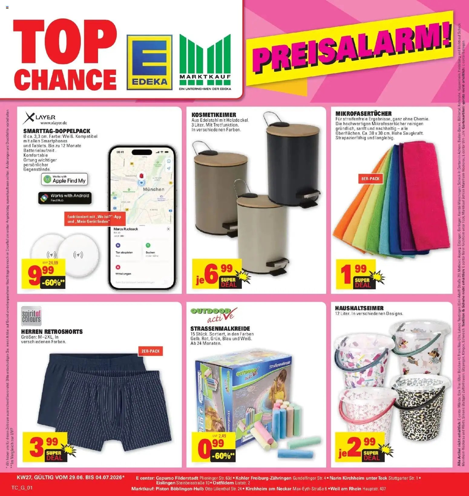 E center - E center: Wochenangebote