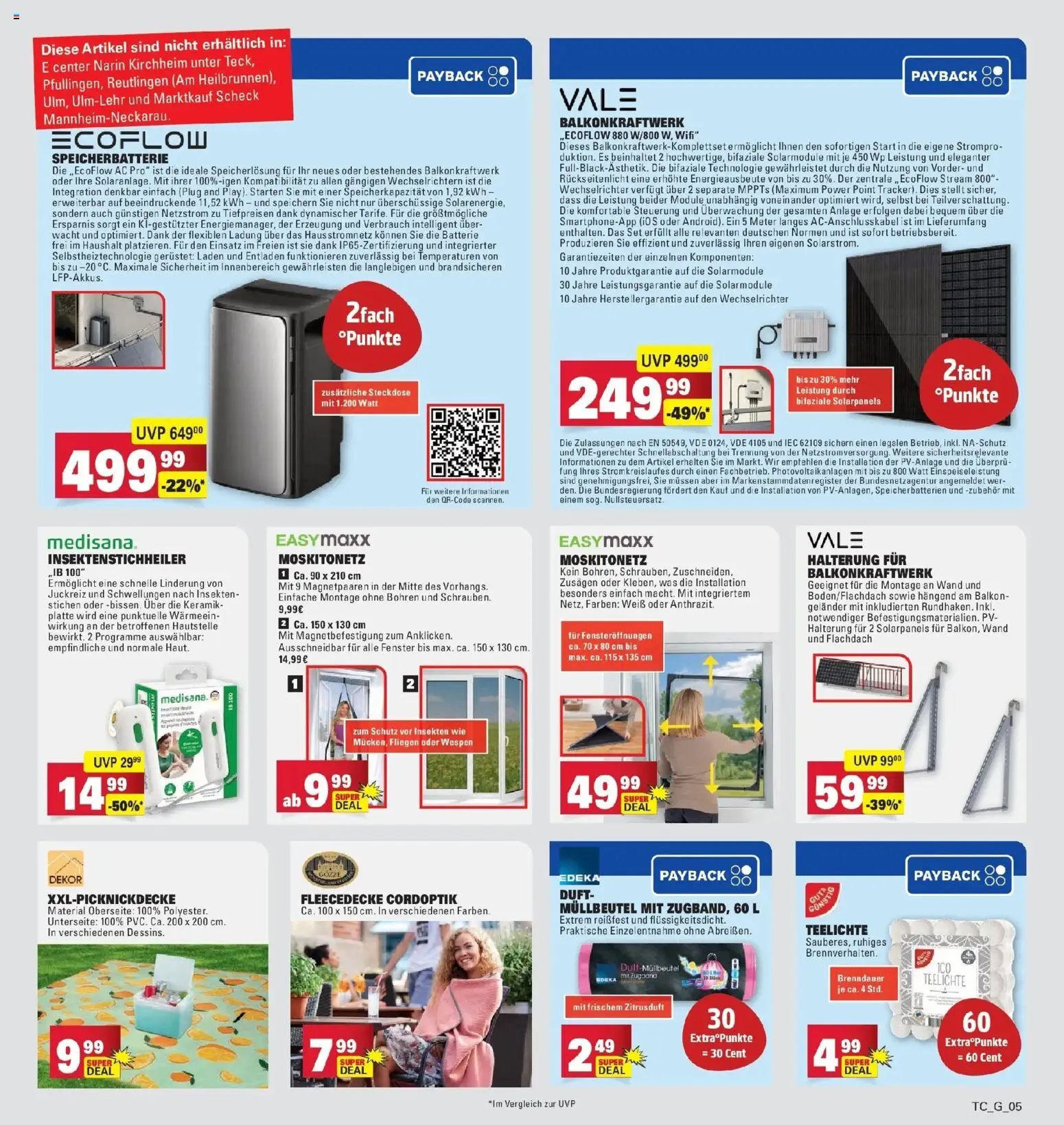 E center - E center: Wochenangebote