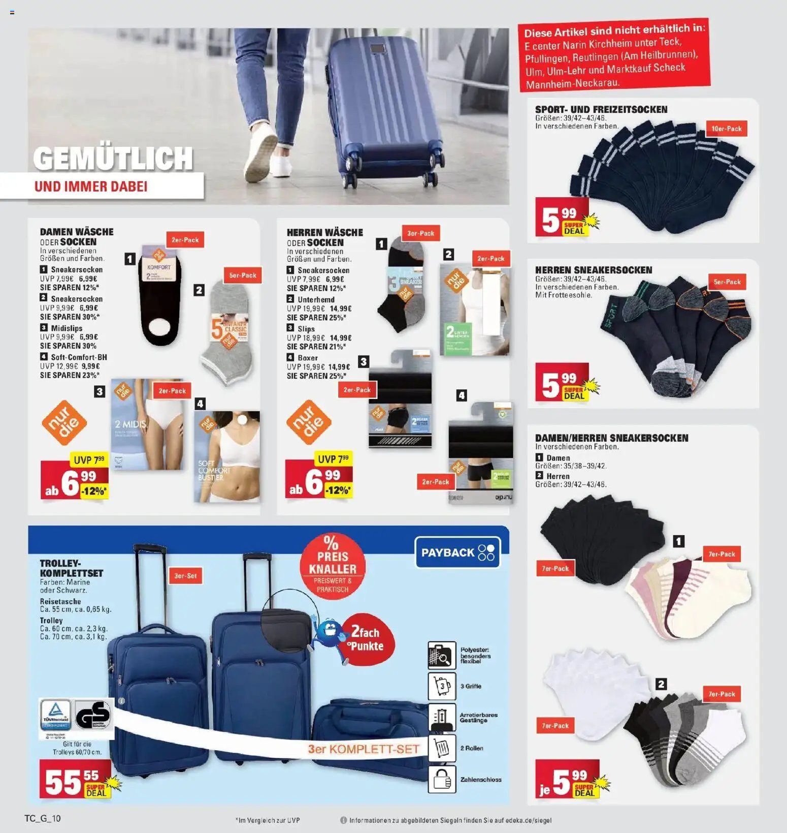 E center - E center: Wochenangebote