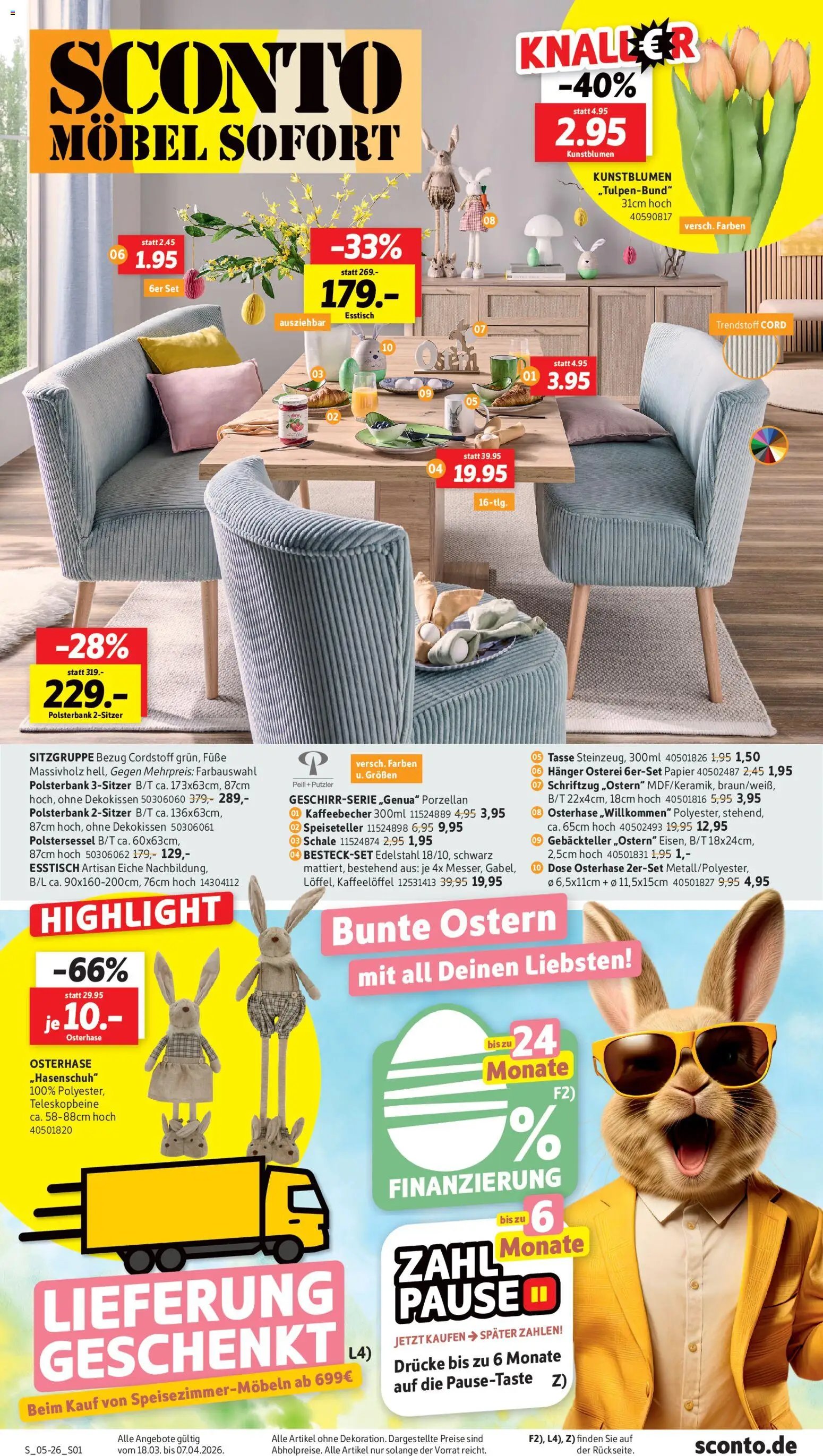 Sconto Prospekt Ostern
