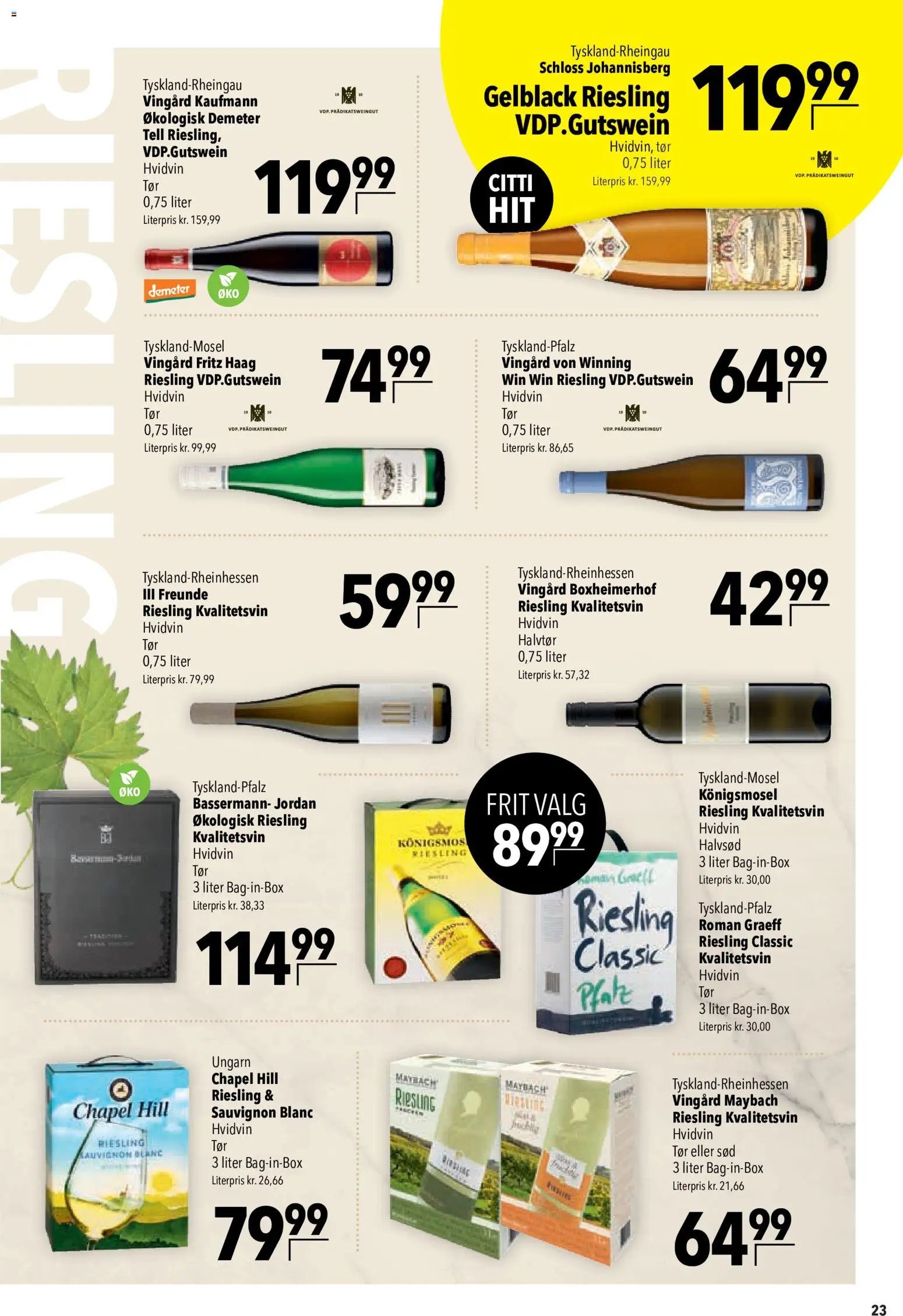 CITTI Markt Dänemark-Werbung