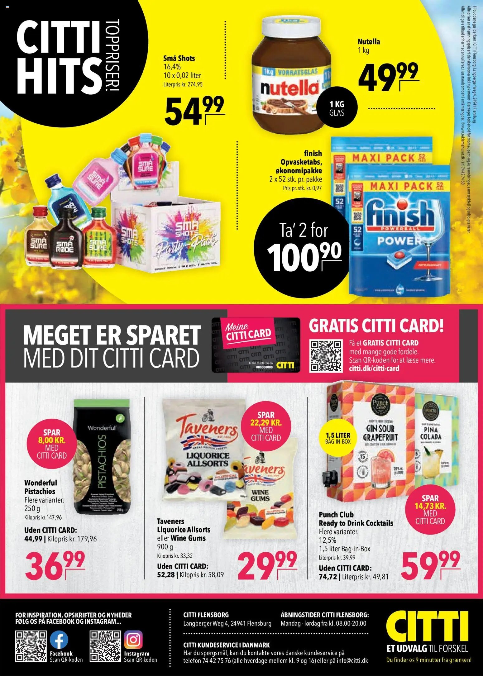 CITTI Markt Dänemark-Werbung
