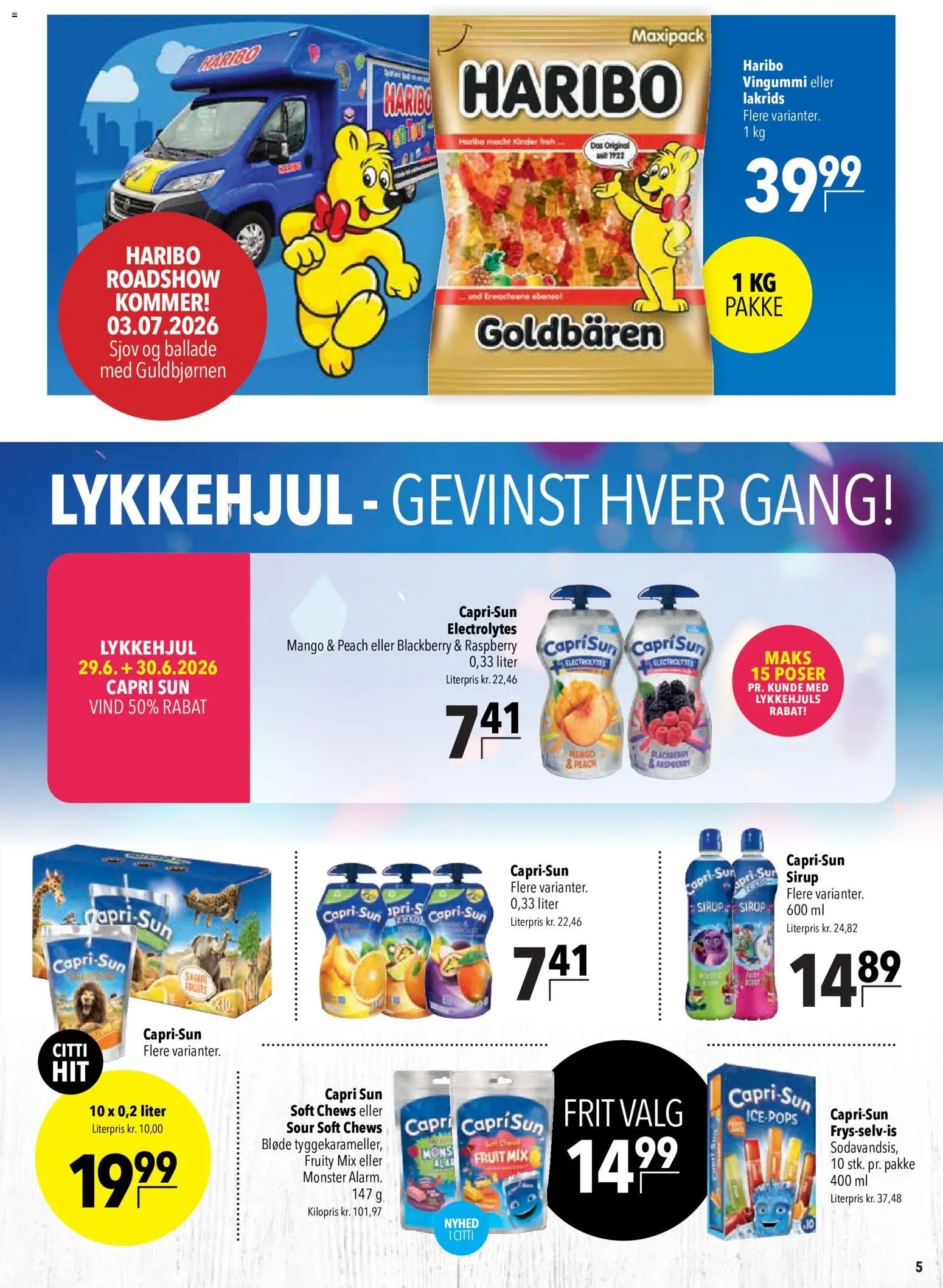 CITTI Markt Dänemark-Werbung