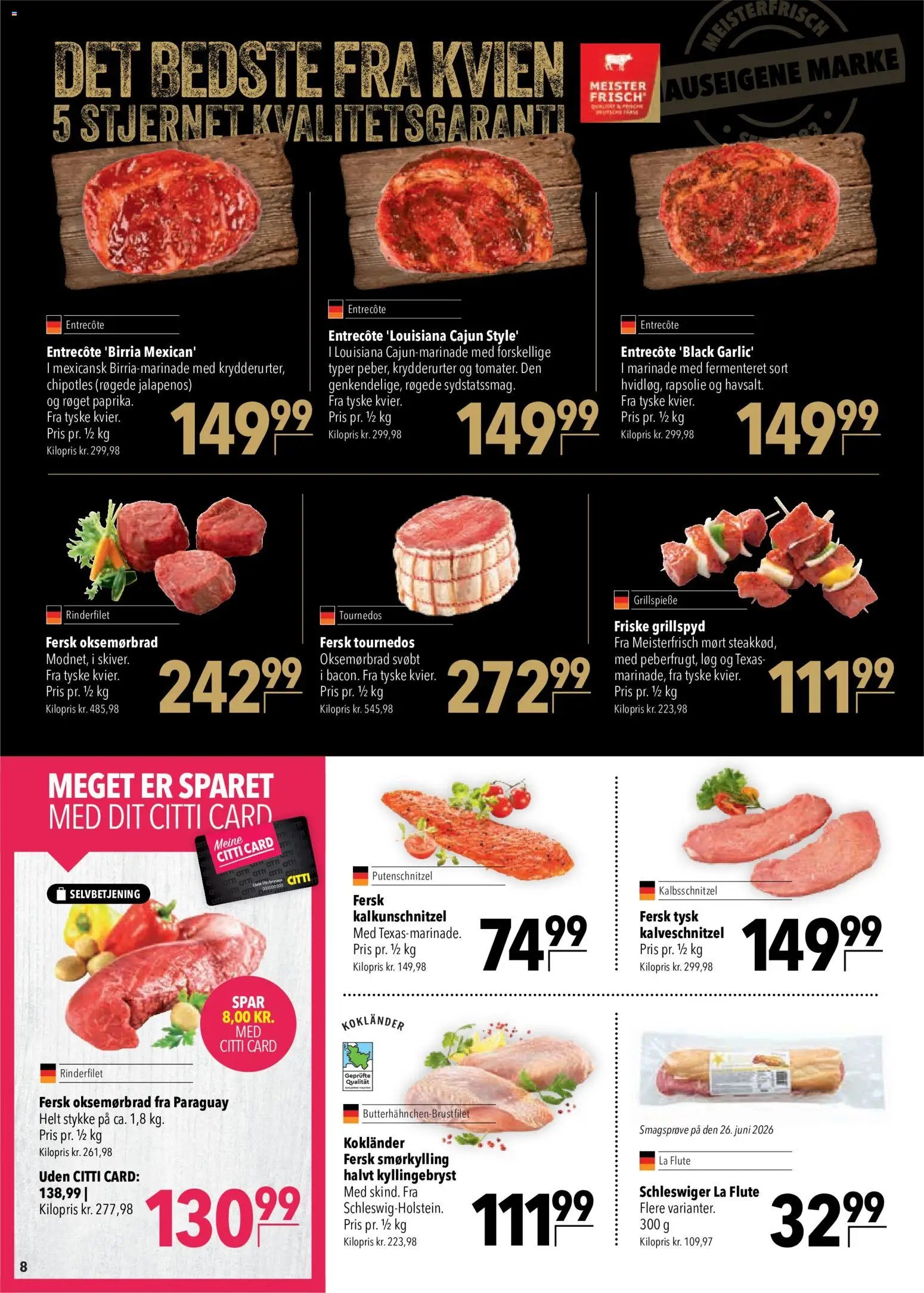 CITTI Markt Dänemark-Werbung