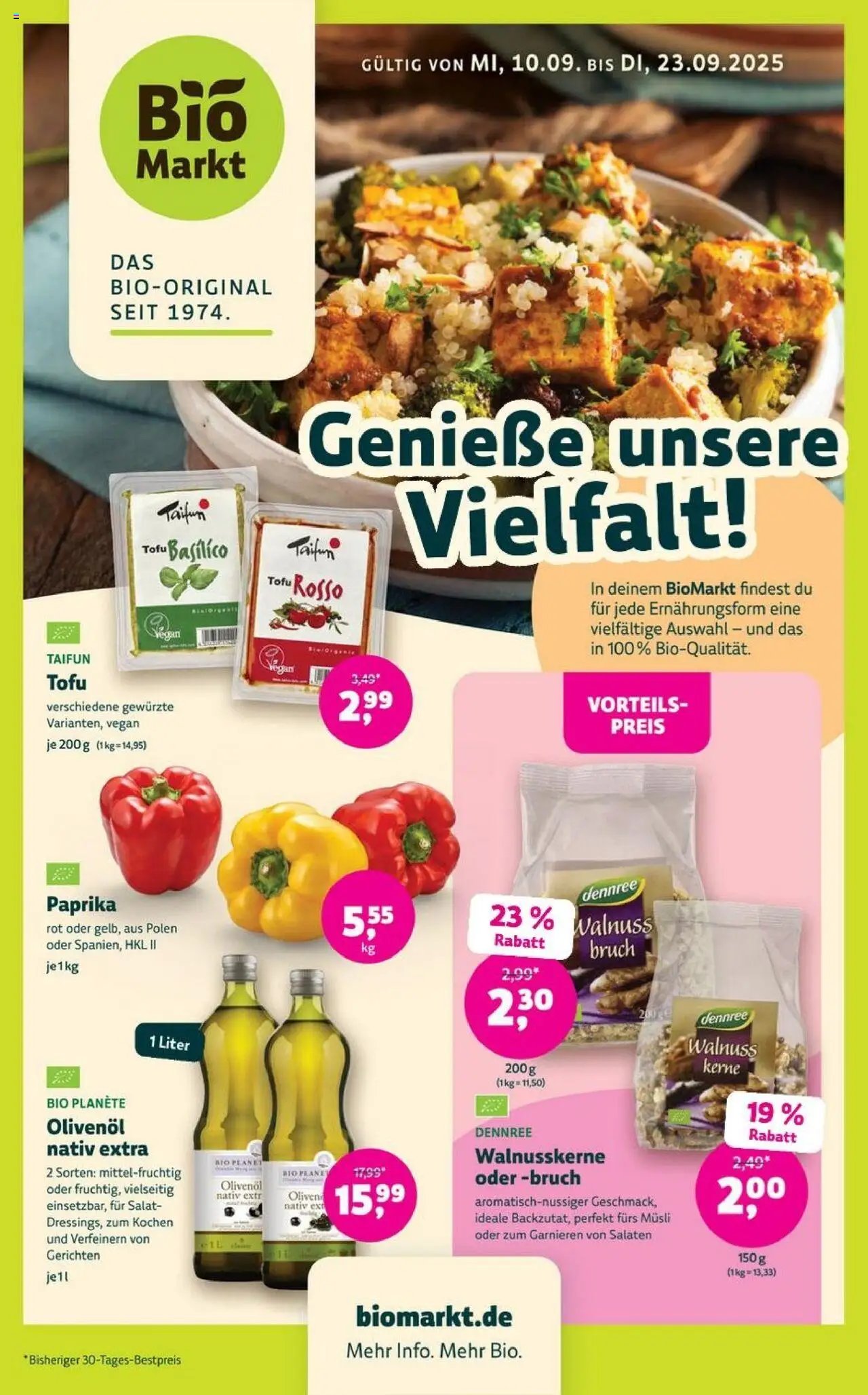 Denns BioMarkt Angebote (2025-09-10 - 2025-09-23) | 1