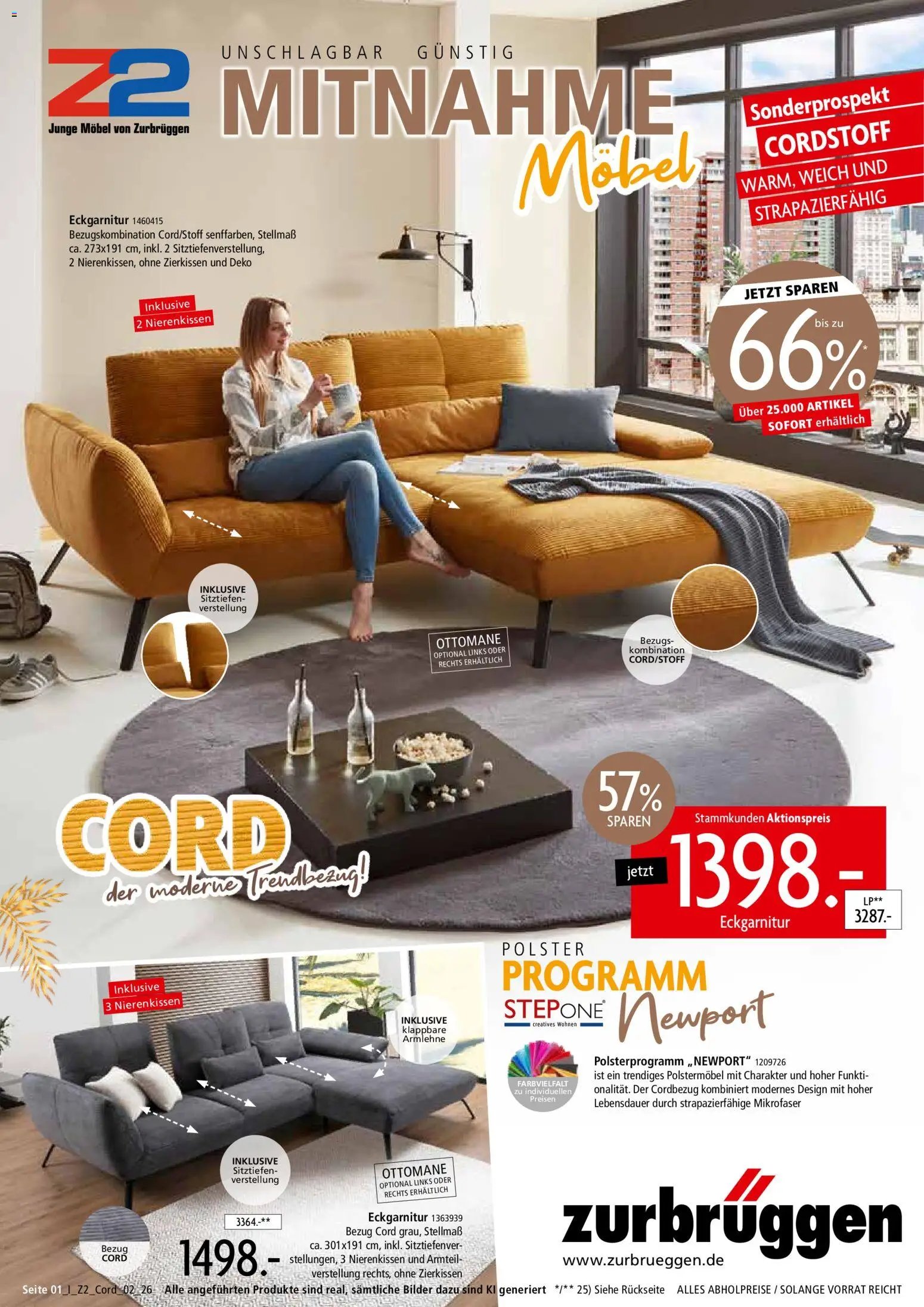 Zurbrüggen Z2 Mitnahme Möbel Cord