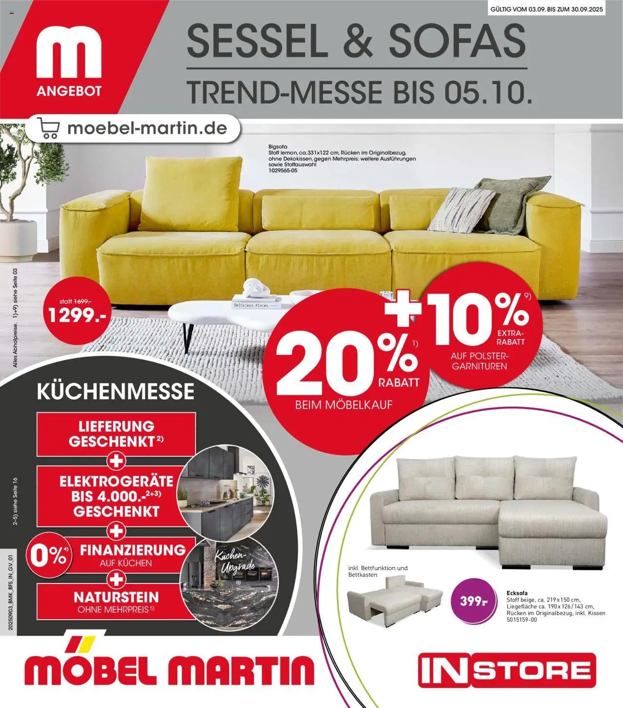 Möbel Martin Prospekt Sessel & Sofas Trendmesse	  (2025-09-03 - 2025-09-30) | 1