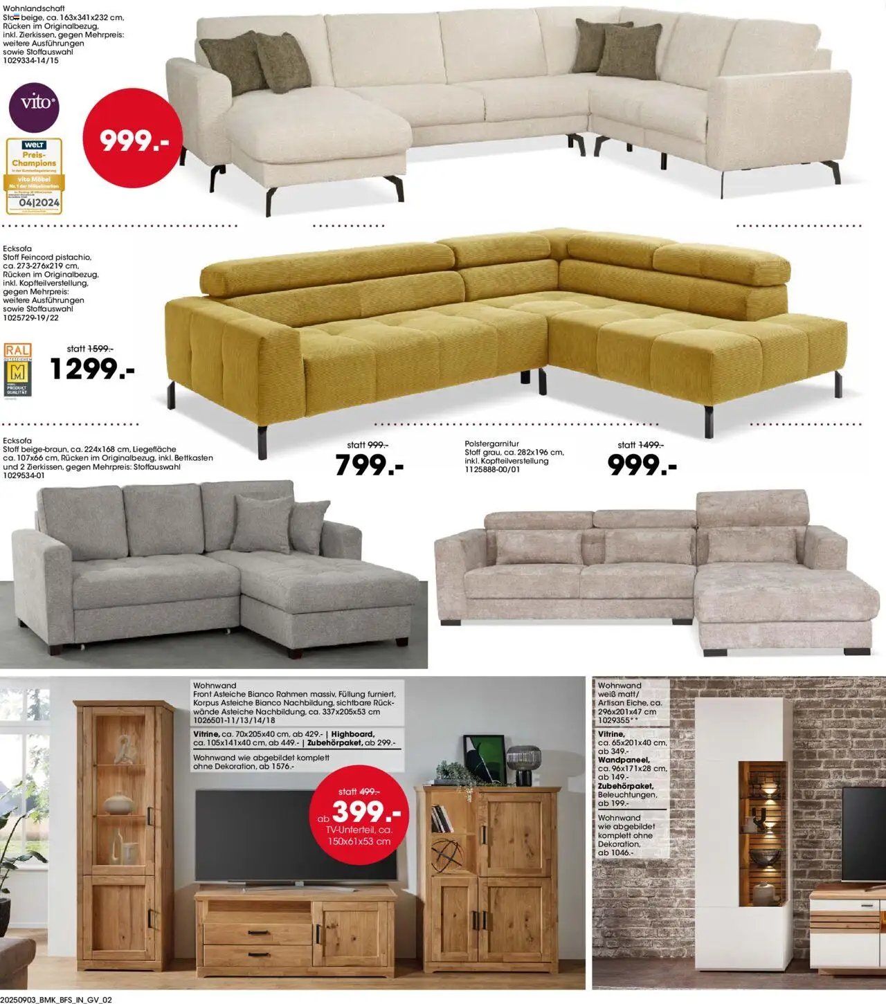 Möbel Martin Prospekt Sessel & Sofas Trendmesse	  (2025-09-03 - 2025-09-30) | 2