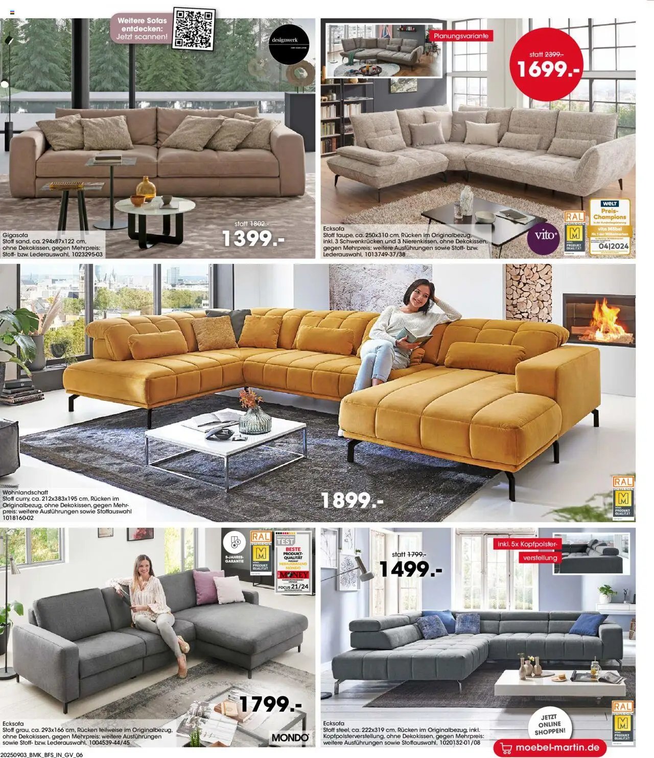 Möbel Martin Prospekt Sessel & Sofas Trendmesse	  (2025-09-03 - 2025-09-30) | 6