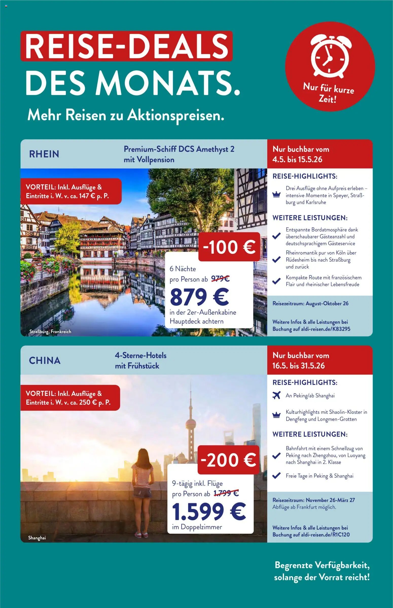 Aldi Reisen Prospekt 	 (2026-05-01 - 2026-05-31)