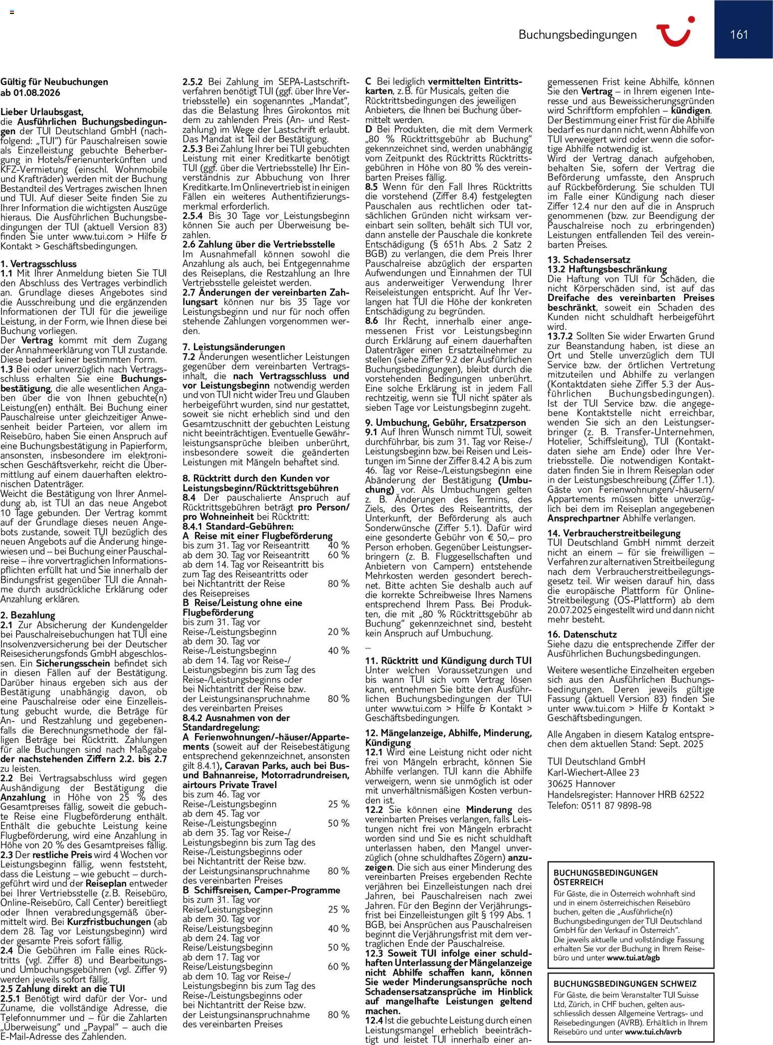TUI Prospekt Mittelamerika & Karibik 2026/27