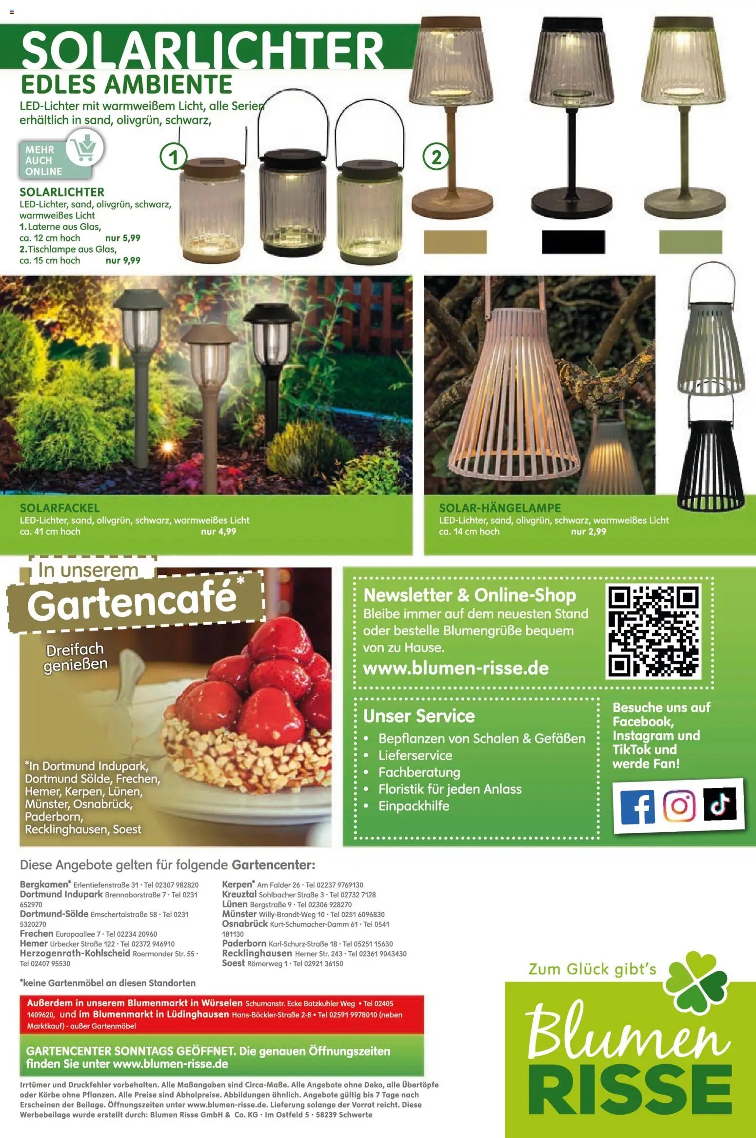 Blumen Risse Prospekt 	