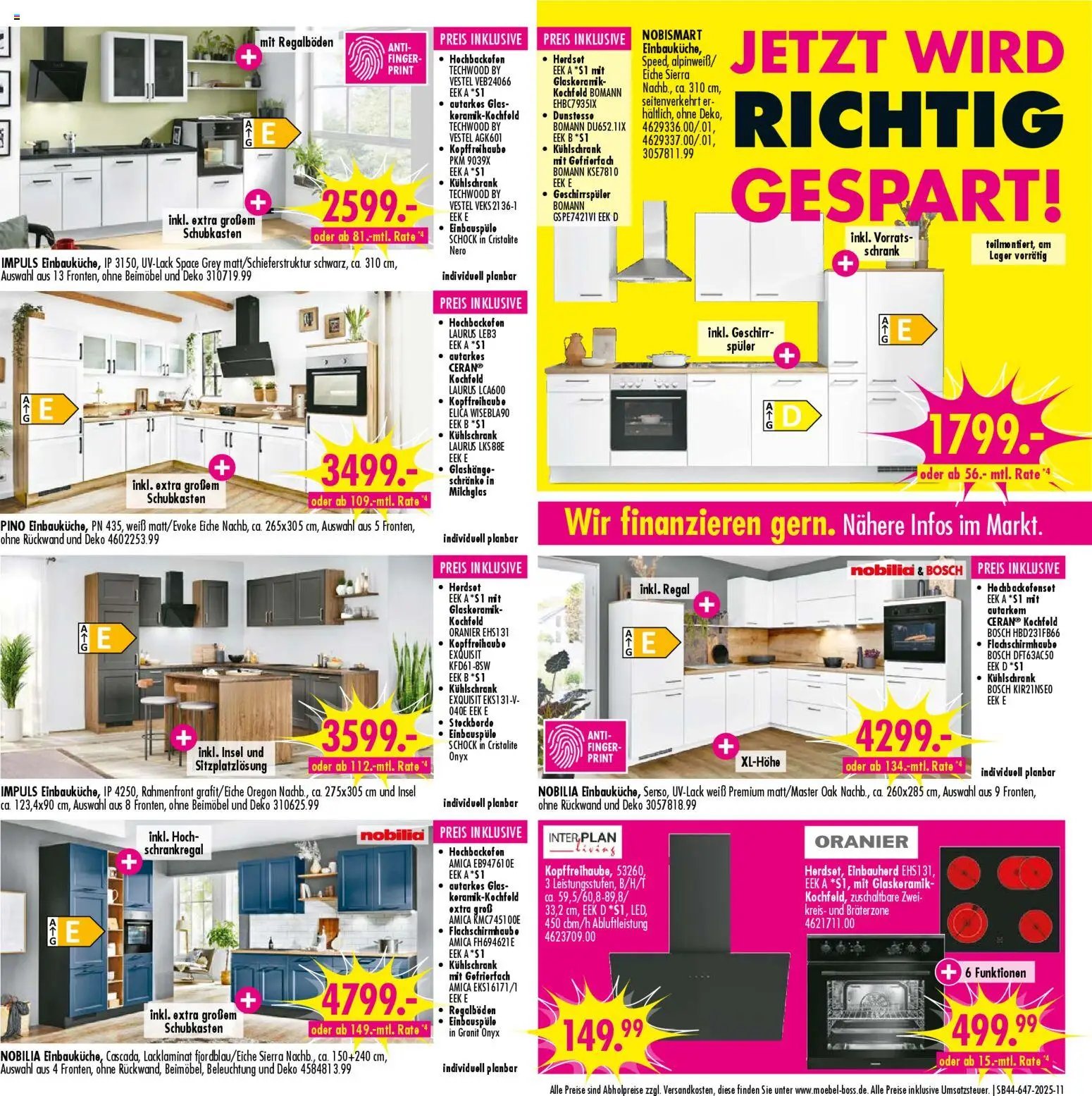 SB Möbel Boss Prospekt - Neubrandenburg	  (2025-10-25 - 2025-10-31)