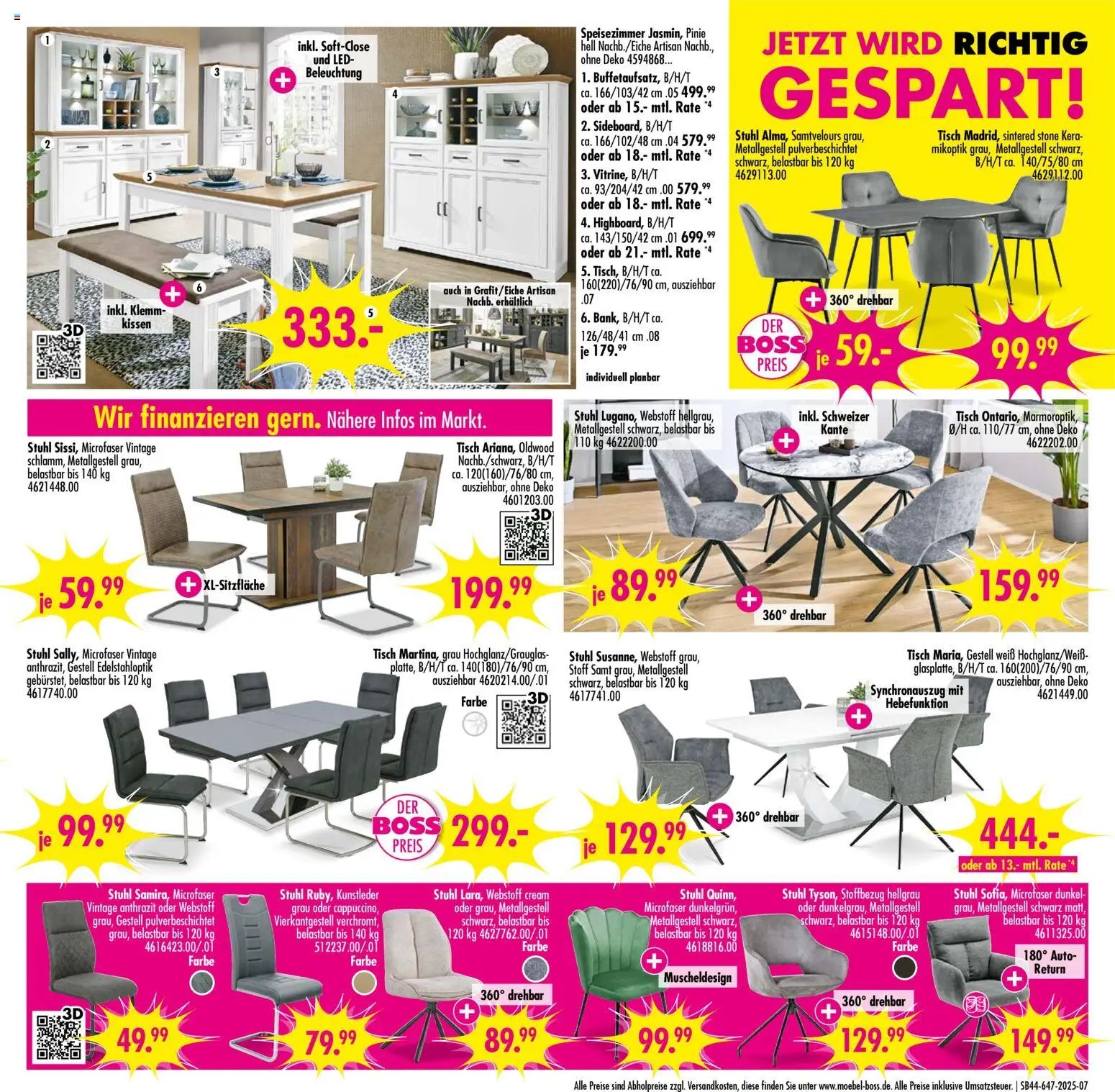 SB Möbel Boss Prospekt - Neubrandenburg	  (2025-10-25 - 2025-10-31)