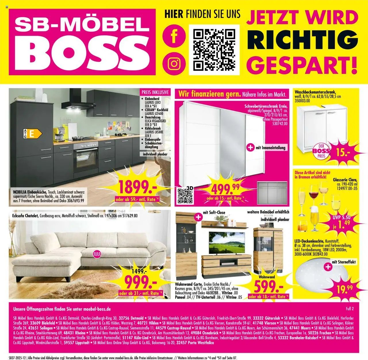 SB Möbel Boss Prospekt Bornheim	 (2025-09-06 - 2025-09-12) | 7