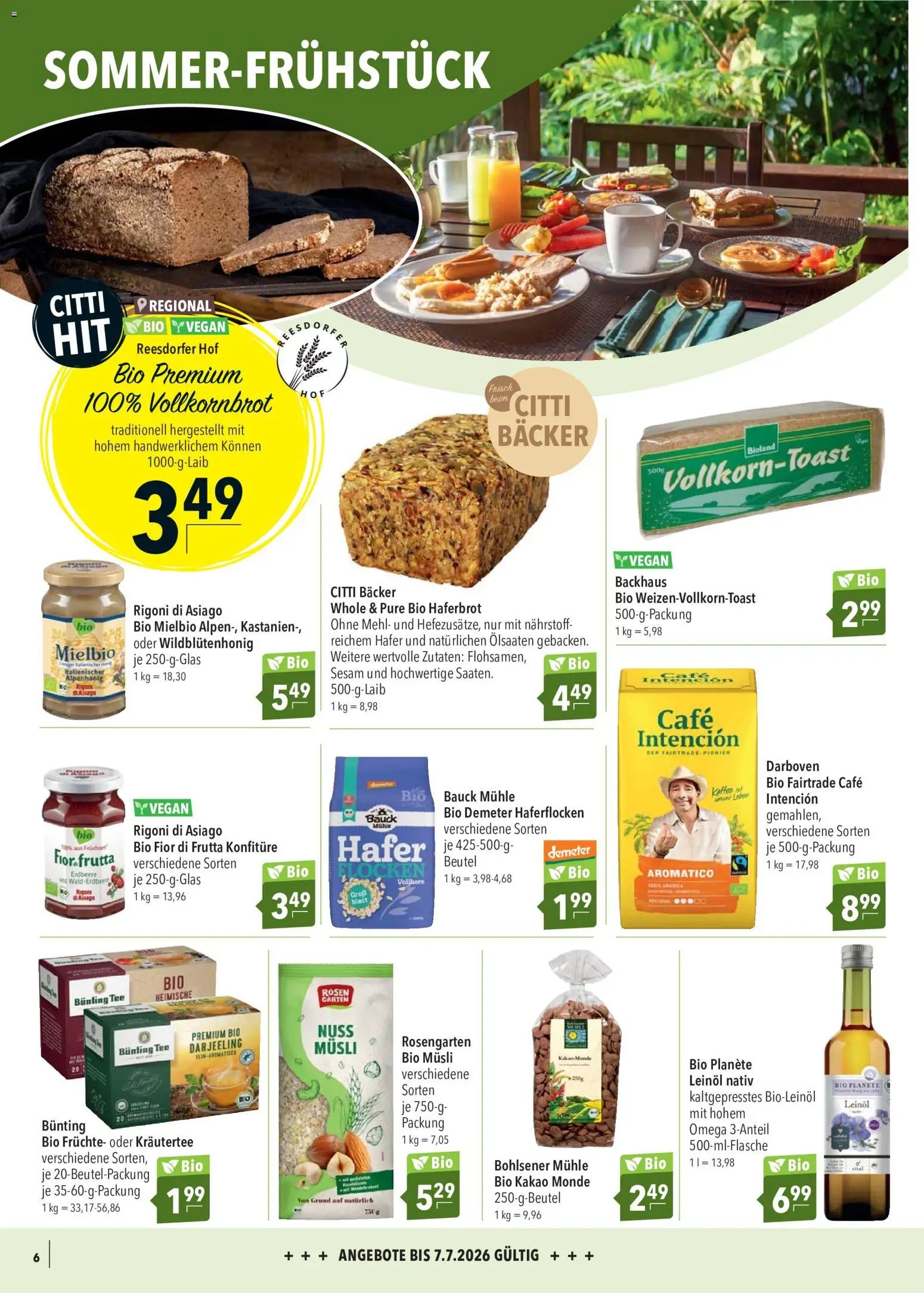 CITTI Markt Bio logisch!