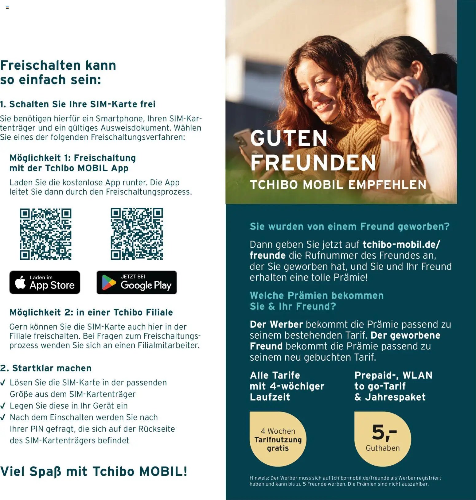 Tchibo Mobil Flyer