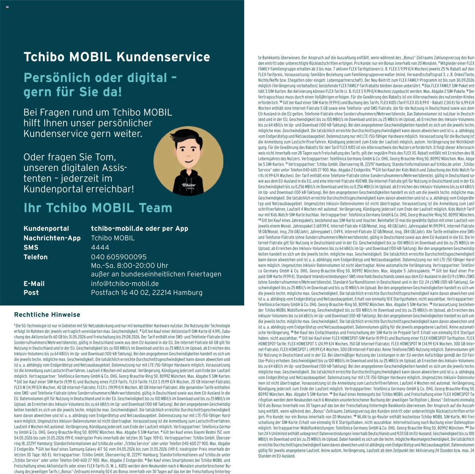 Tchibo Mobil Flyer