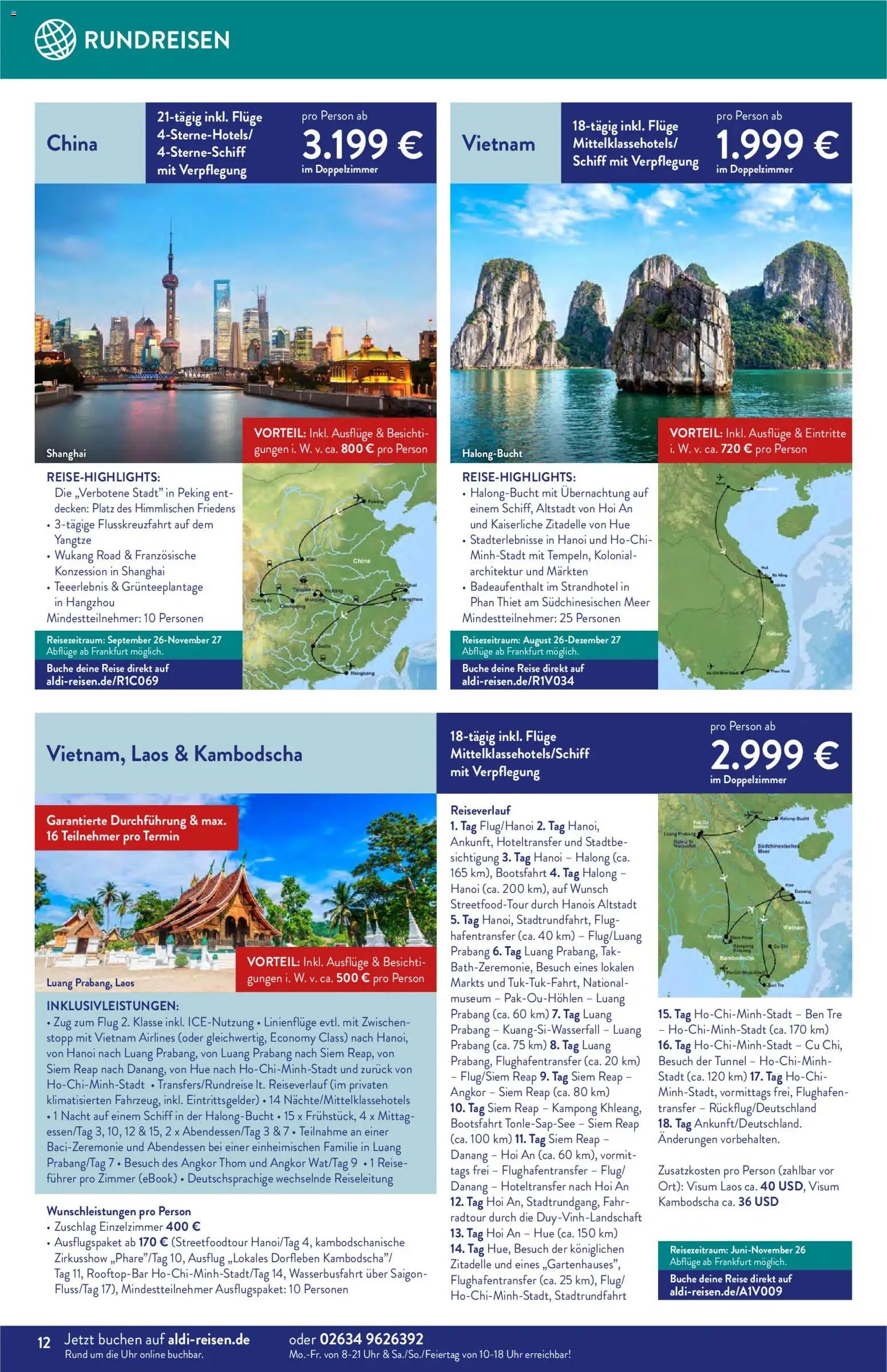 Aldi Reisen Prospekt 	